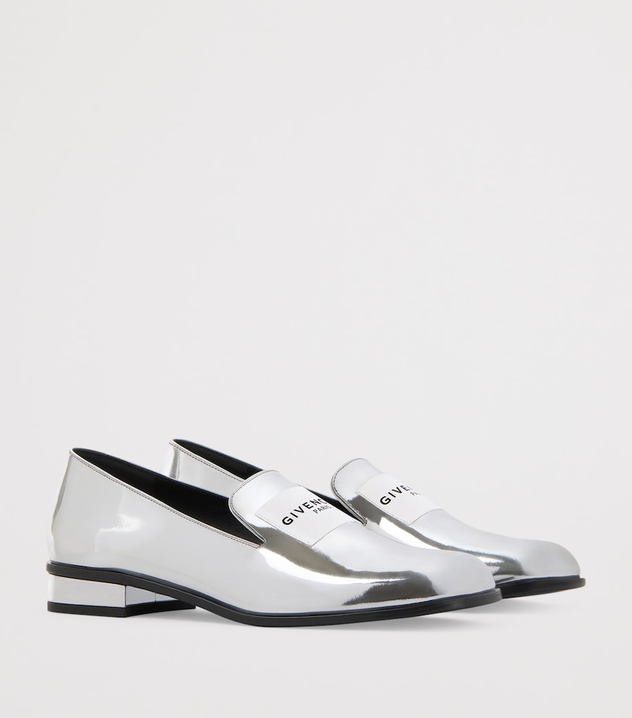 Leather Tux Loafers SILVERY GREY Image 3
