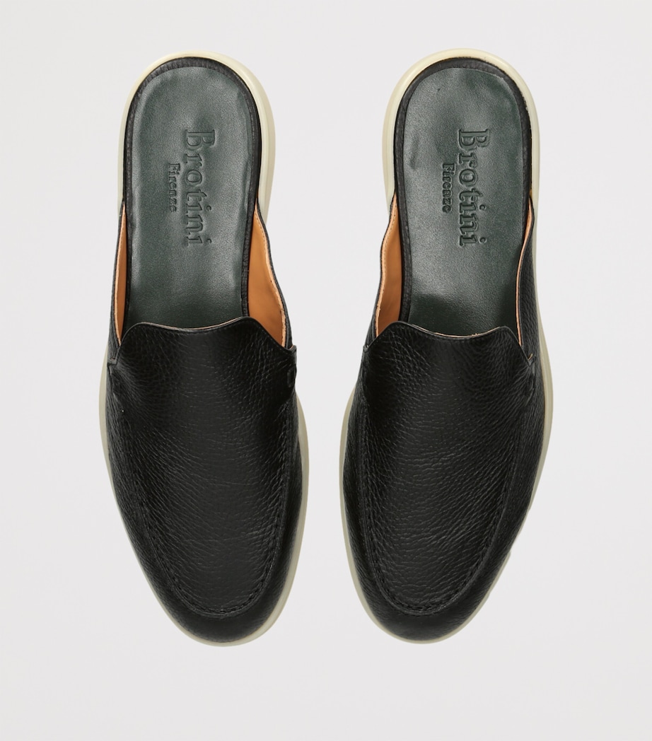Leather Mules BLACK Image 4