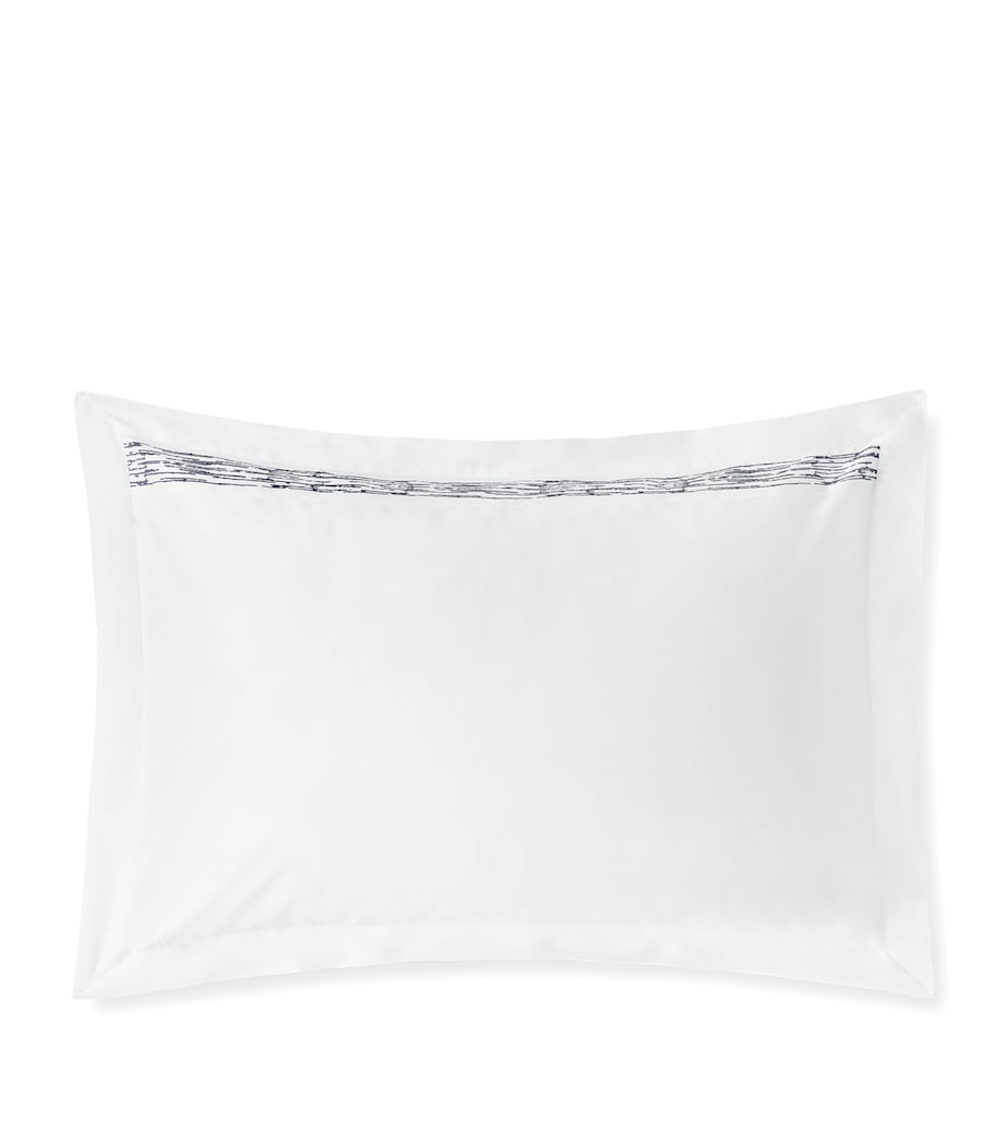 Amalia Egyptian Cotton Alentejo King Duvet Cover Set (230cm x 220cm) White/midnight Image 1