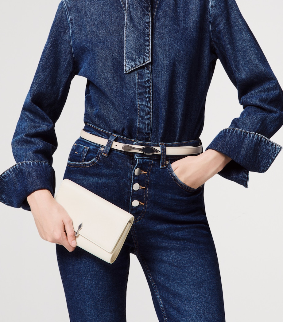 Bettina Nappa Leather Chain Wallet W707 Image 2