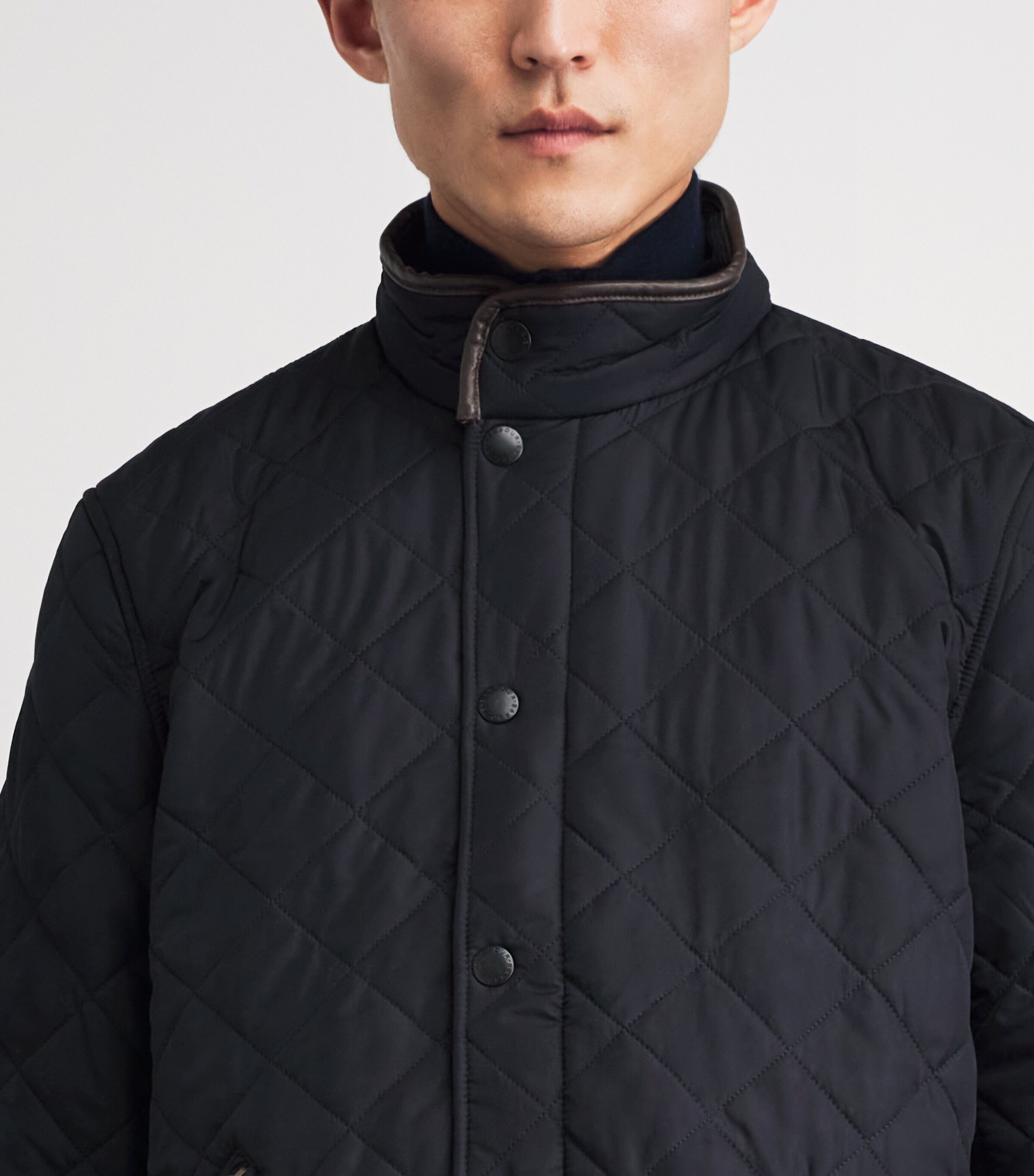 Quilted Powell Jacket NAVY Image 9