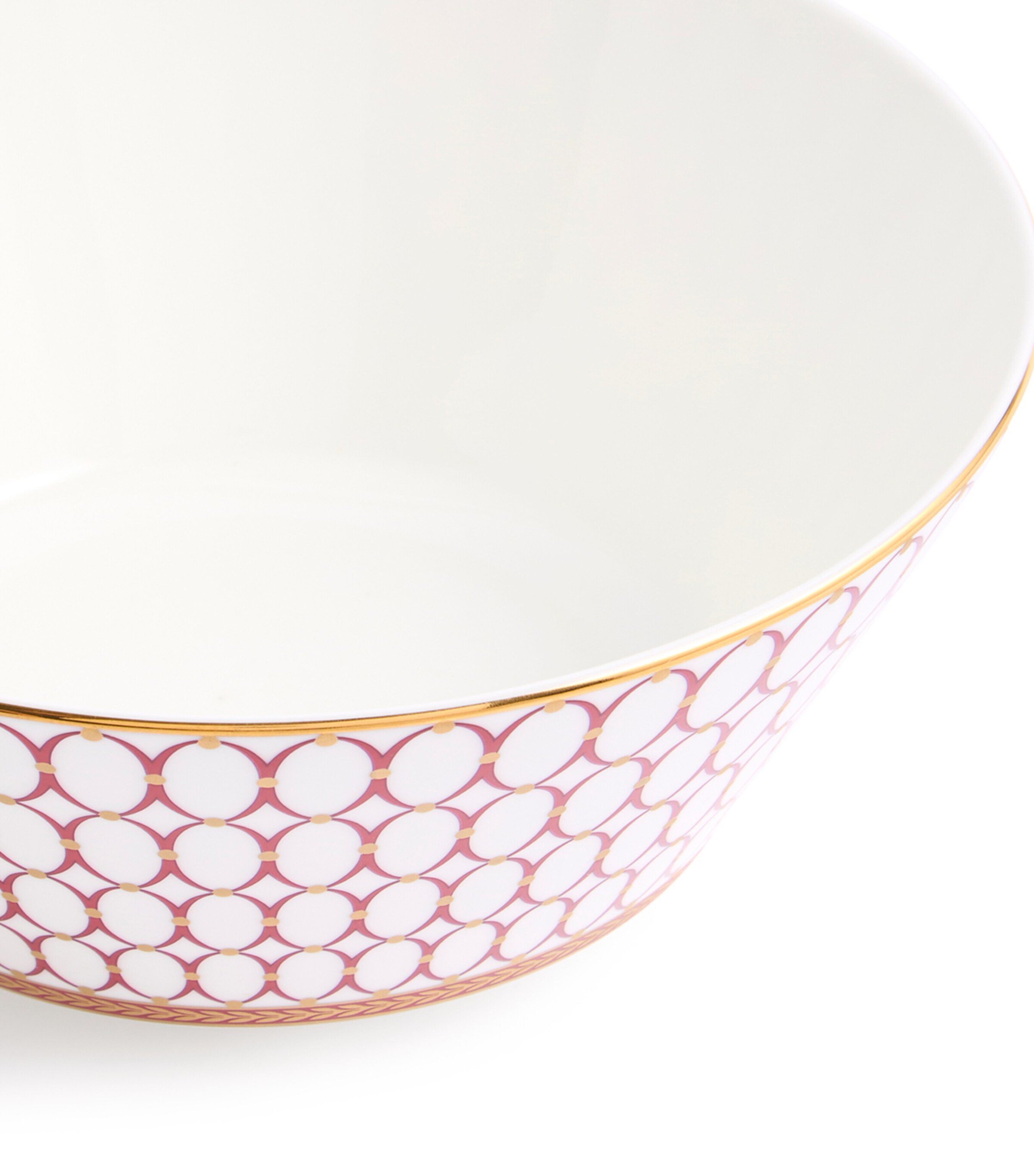 Bone China Renaissance Soup Bowl (20cm) RED Image 4