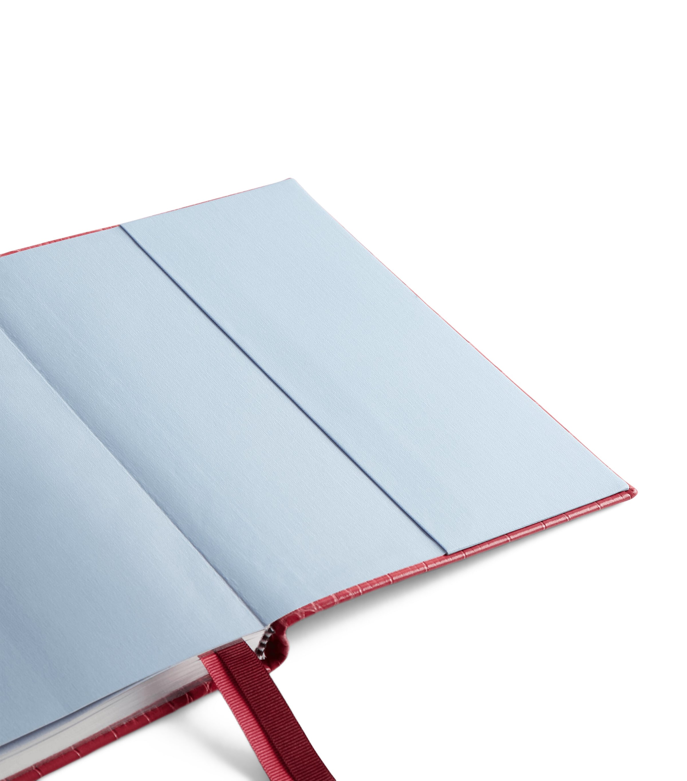 Mara Leather Croc-Embossed A5 Soho Diary 2026 RASPBERRY Image 4