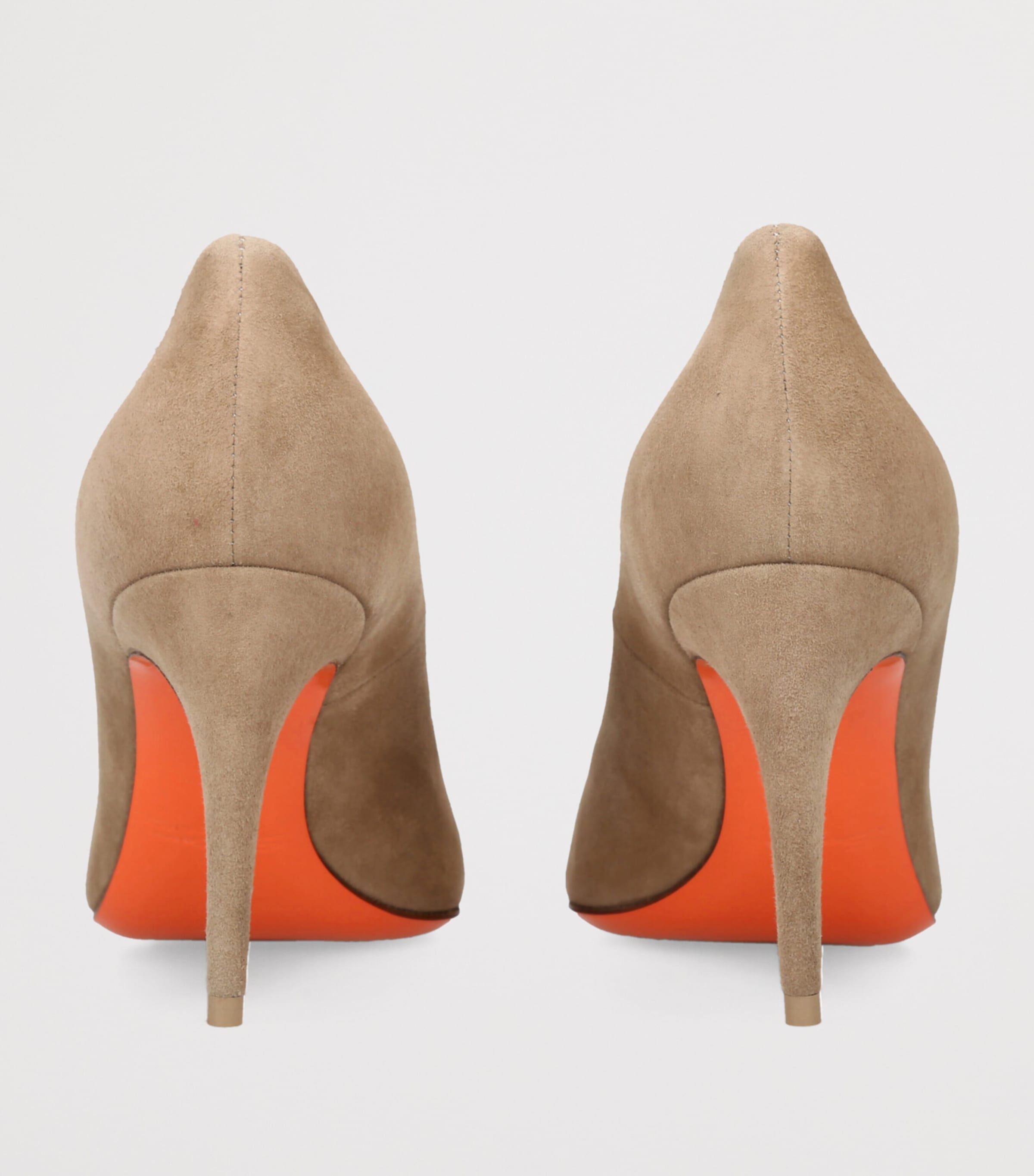 Suede Sibille Pumps 85 MID BROWN Image 2