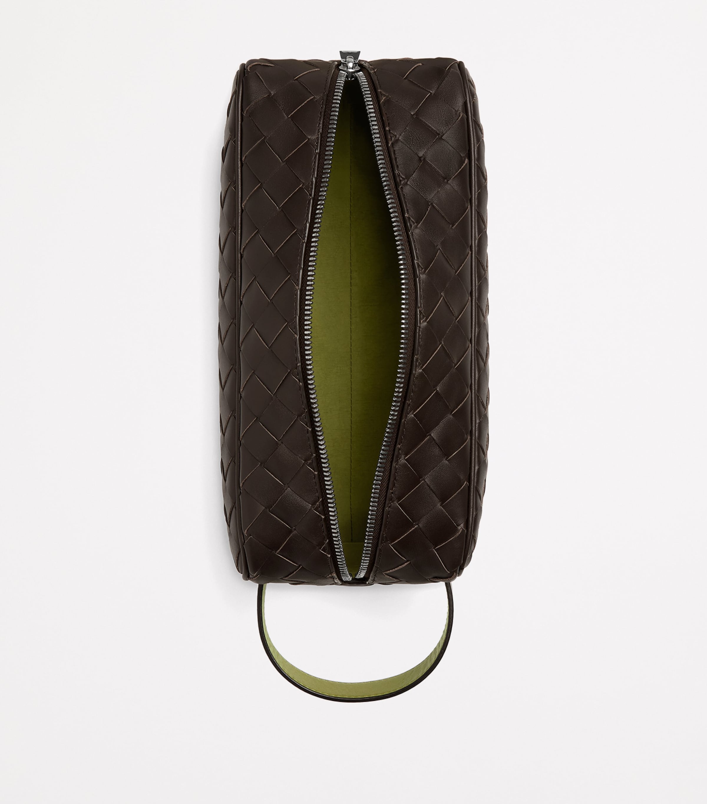 Bottega Veneta Leather Intrecciato Wash Bag Image 3