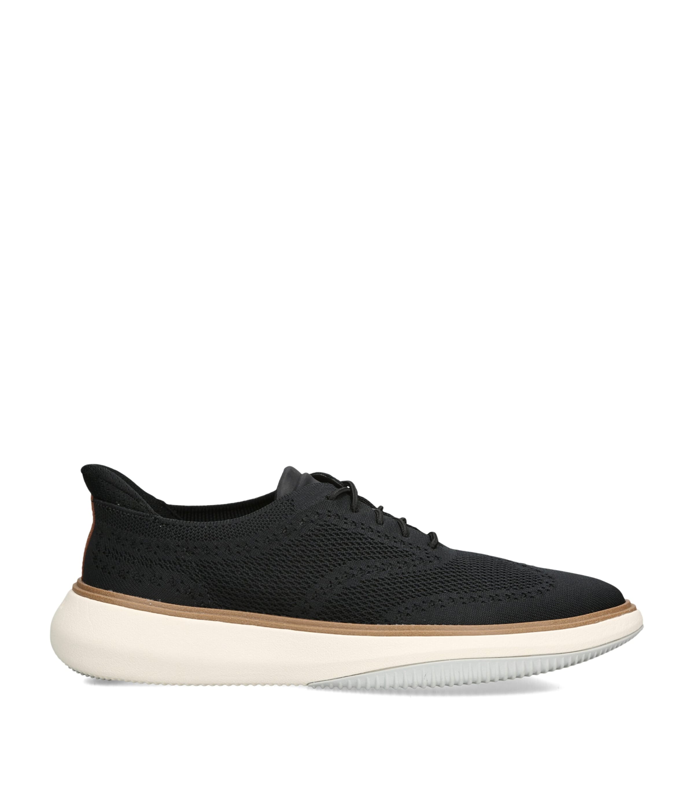 Cole Haan Mens Grand Phaze Stitchlite Quick-On Oxford Sneakers Blk/white Image 1
