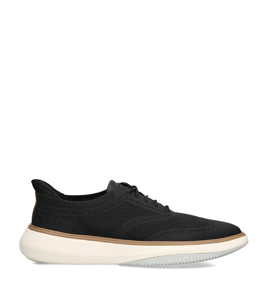 Cole Haan Mens Grand Phaze Stitchlite Quick-On Oxford Sneakers Blk/white Image 1