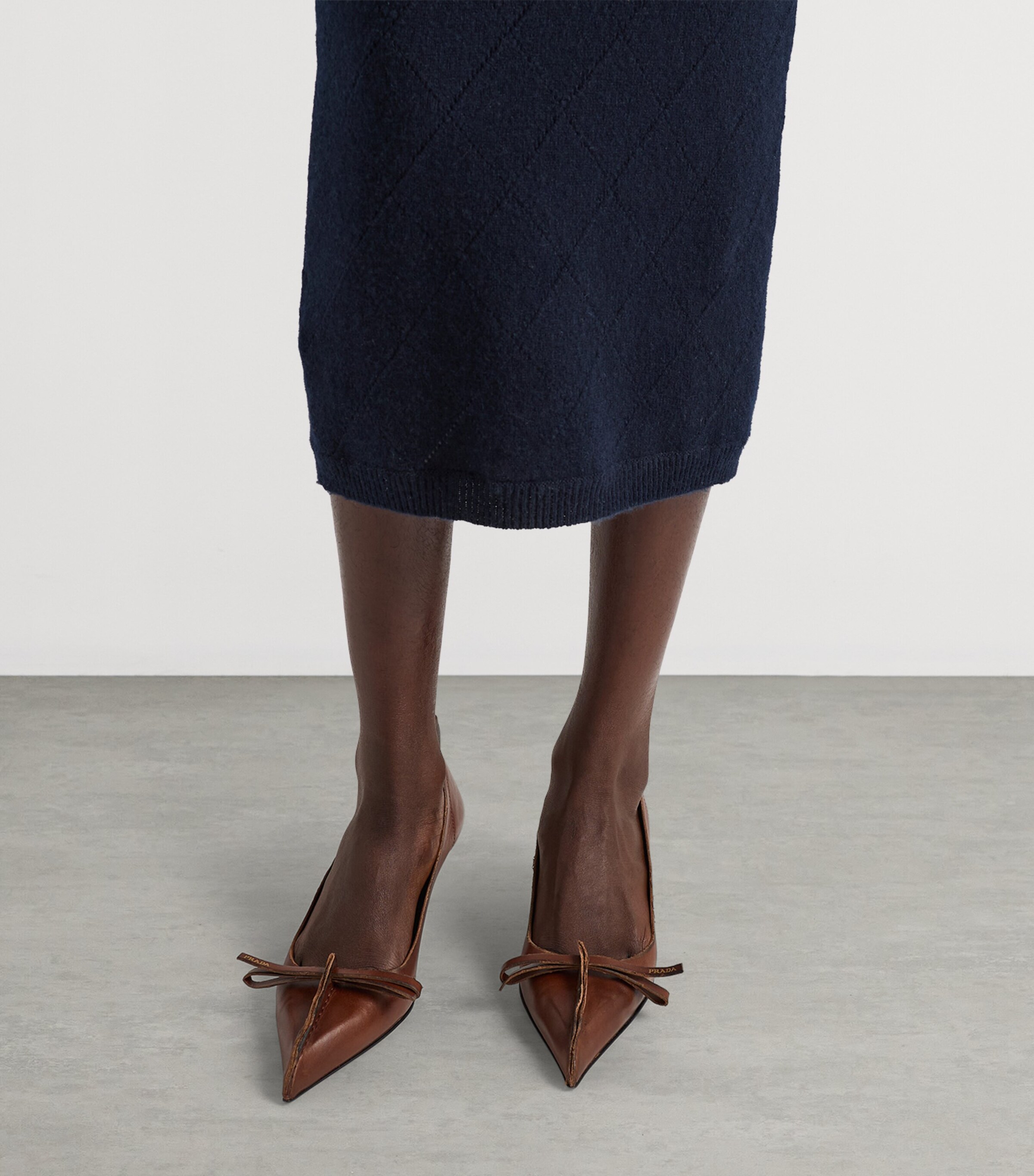 Cashmere Midi Dress F0008 Image 6