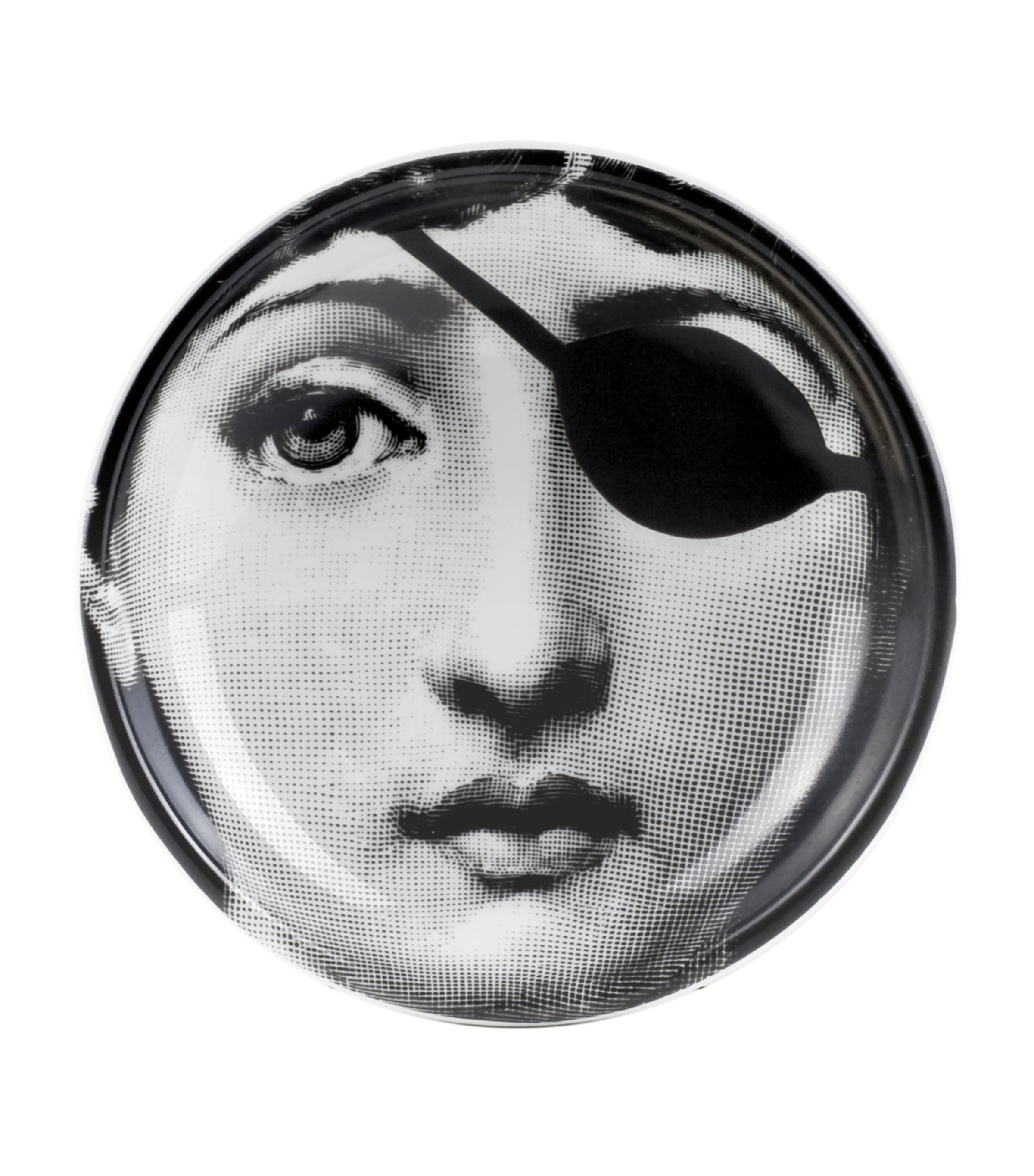 Fornasetti Tema E Variazioni No. 8 Ashtray In Black