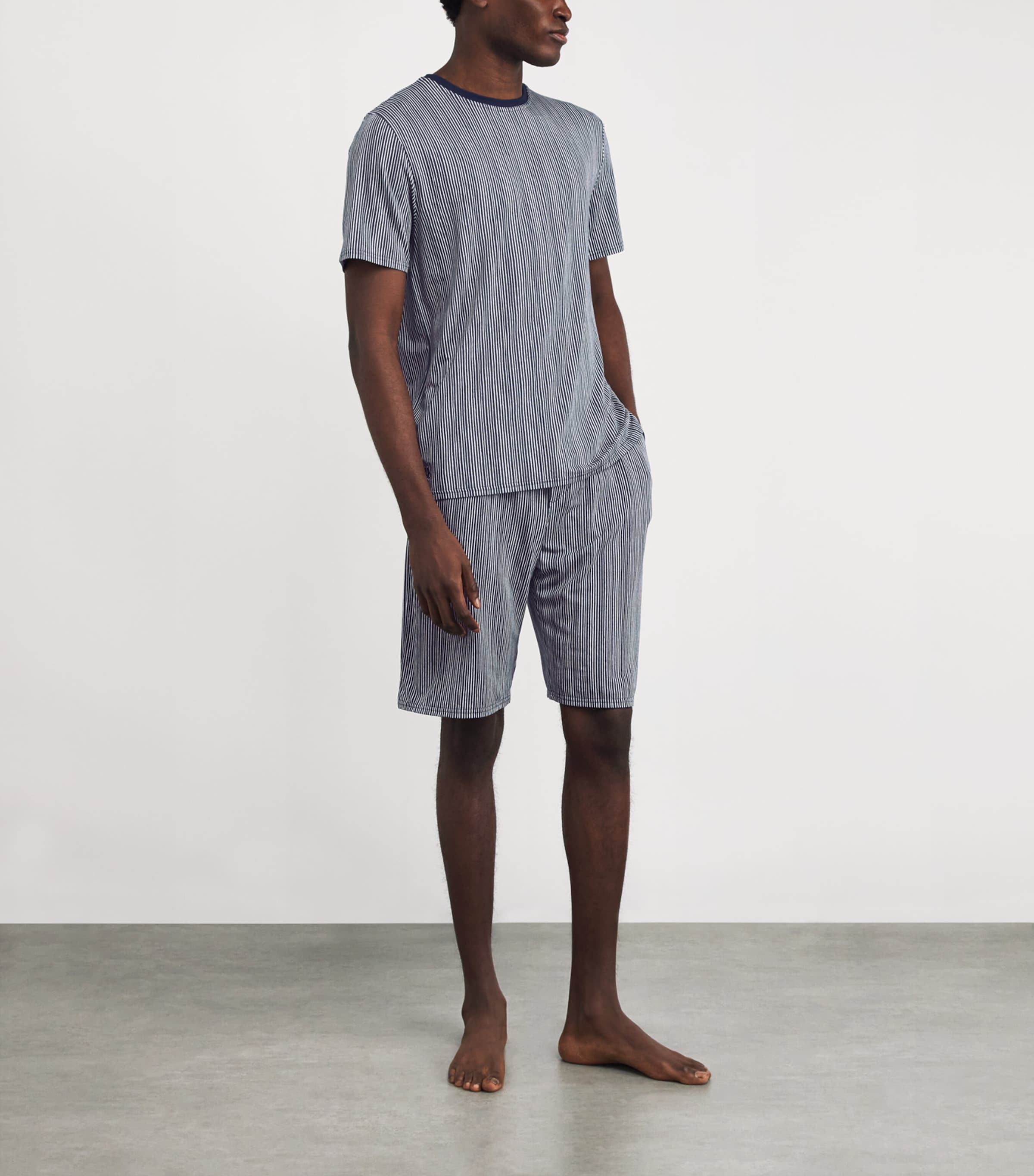 Stripe Pyjama Shorts AGN/ AGNES STRIPE Image 2