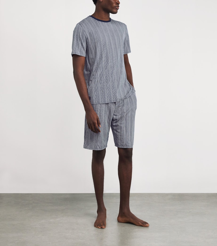 Stripe Pyjama Shorts AGN/ AGNES STRIPE Image 2