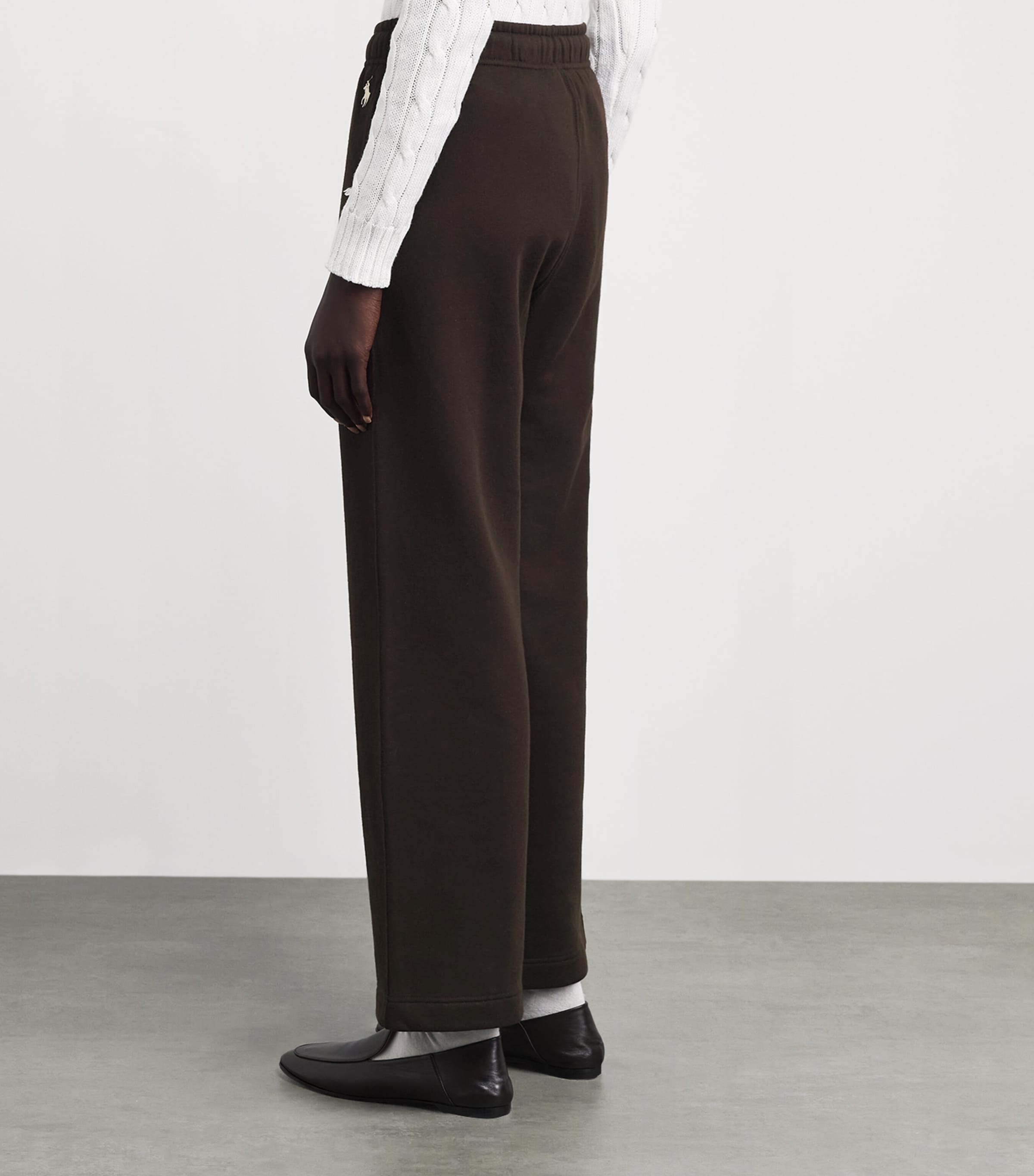 Polo Ralph Lauren Womens Polo Pony Straight Sweatpants Circuit Brown Image 5
