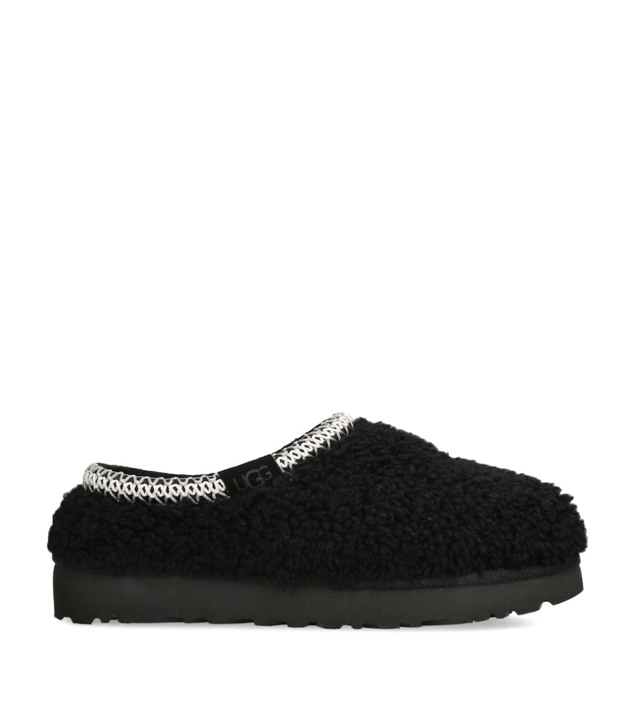 Sheepskin Tasman Maxi Curly Slippers BLACK Image 1