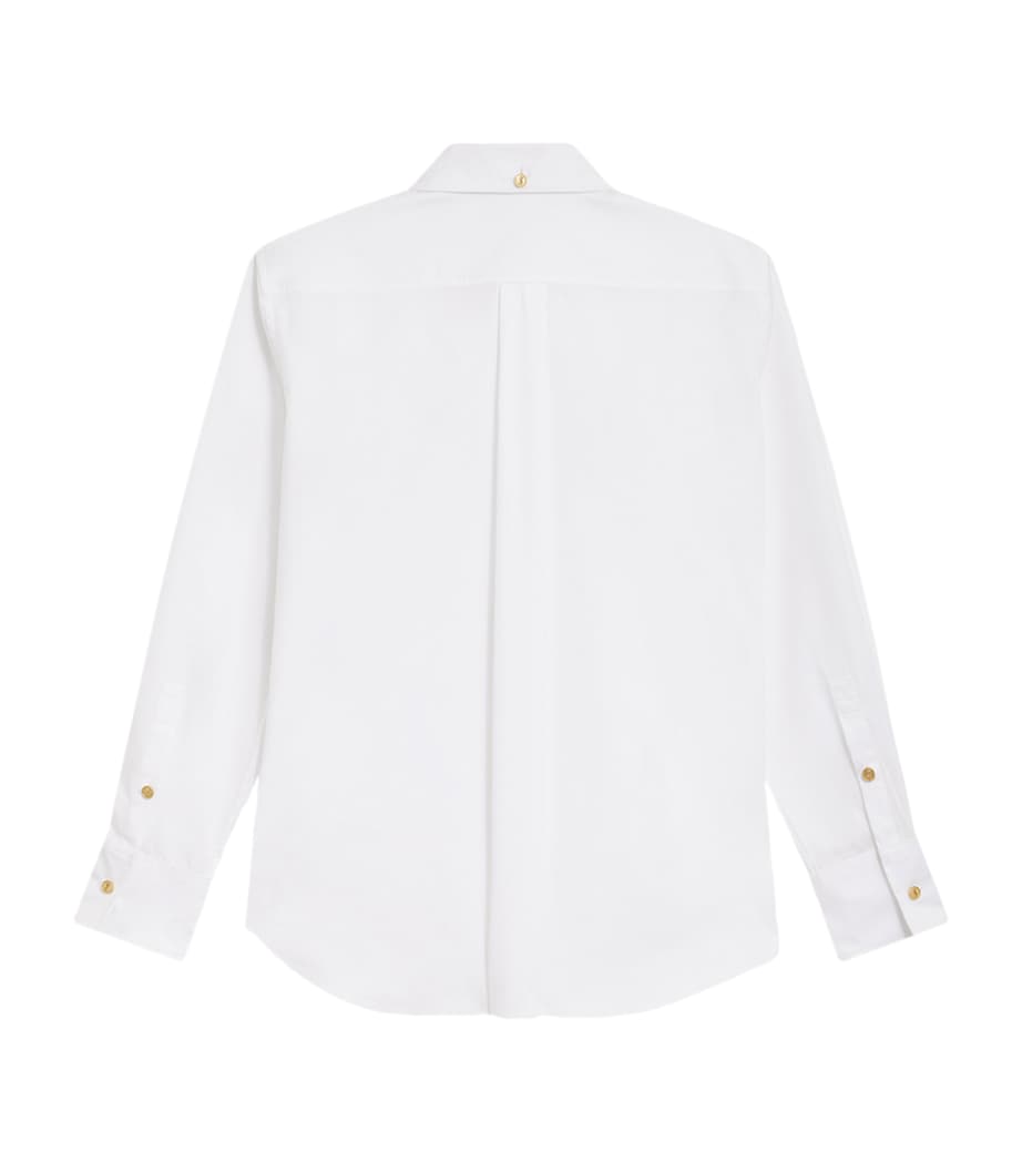 Schiaparelli Womens Cotton Measuring Tape Shirt White Image 6