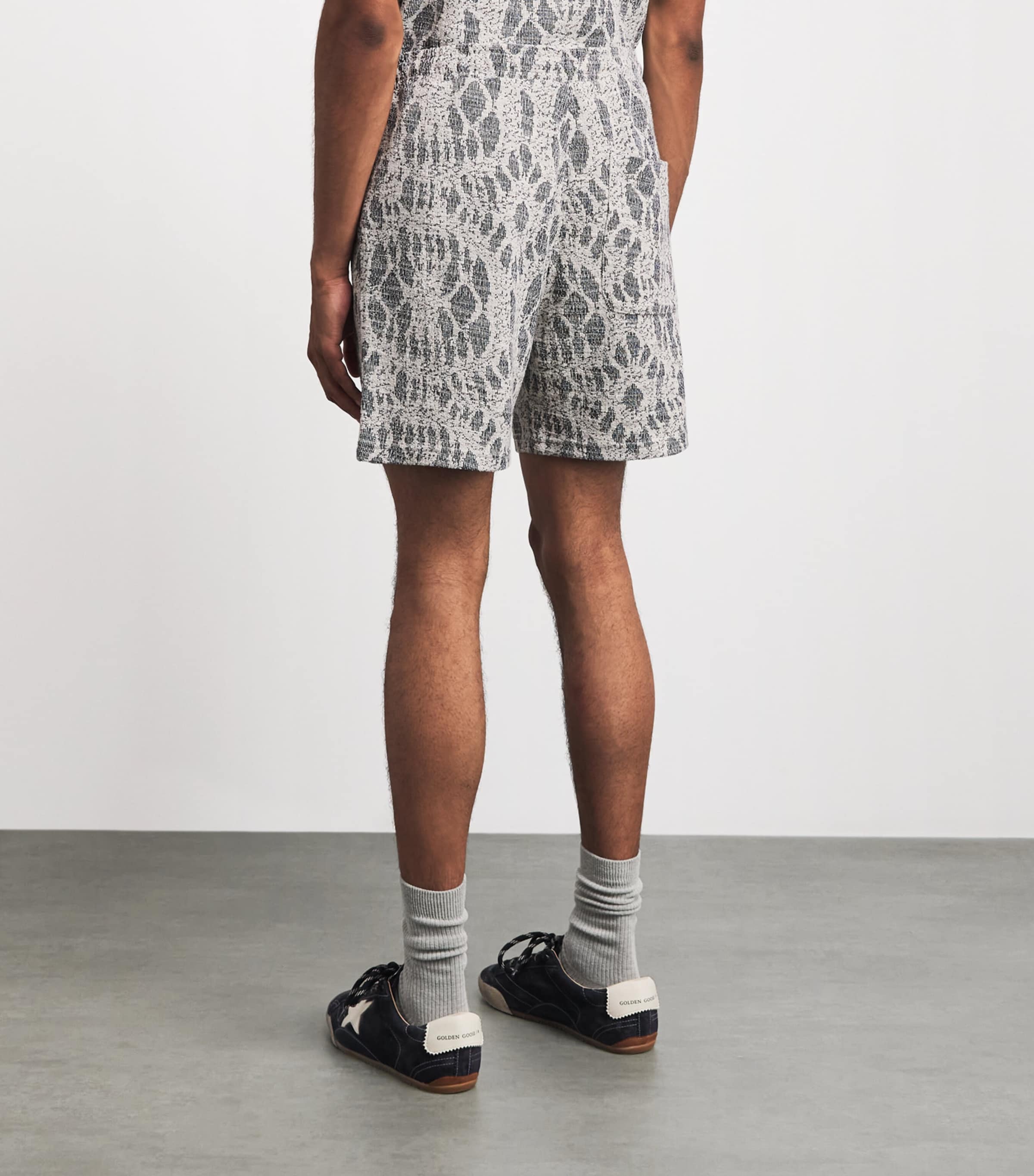 Samsøe Samsøe Mens Elasticated Sajabari Shorts Salute Symmetry Image 5
