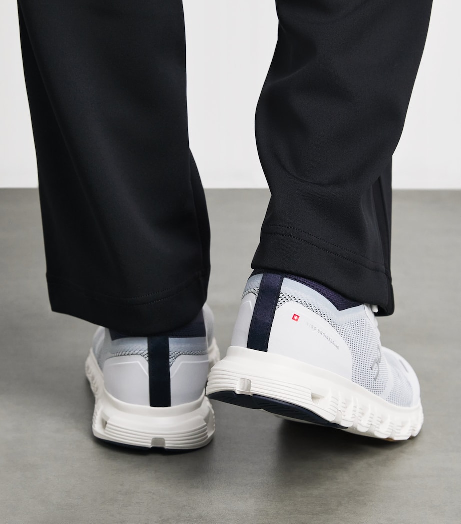 On Mens Cloud 6 Versa Trainers Frost | Midnight Image 4