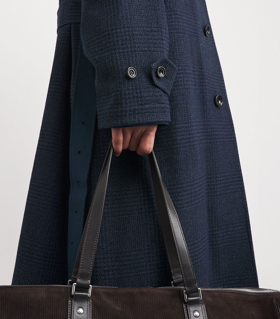 Reversible Water-Repellent Overcoat BRIGHT NAVY/NAVY Image 8