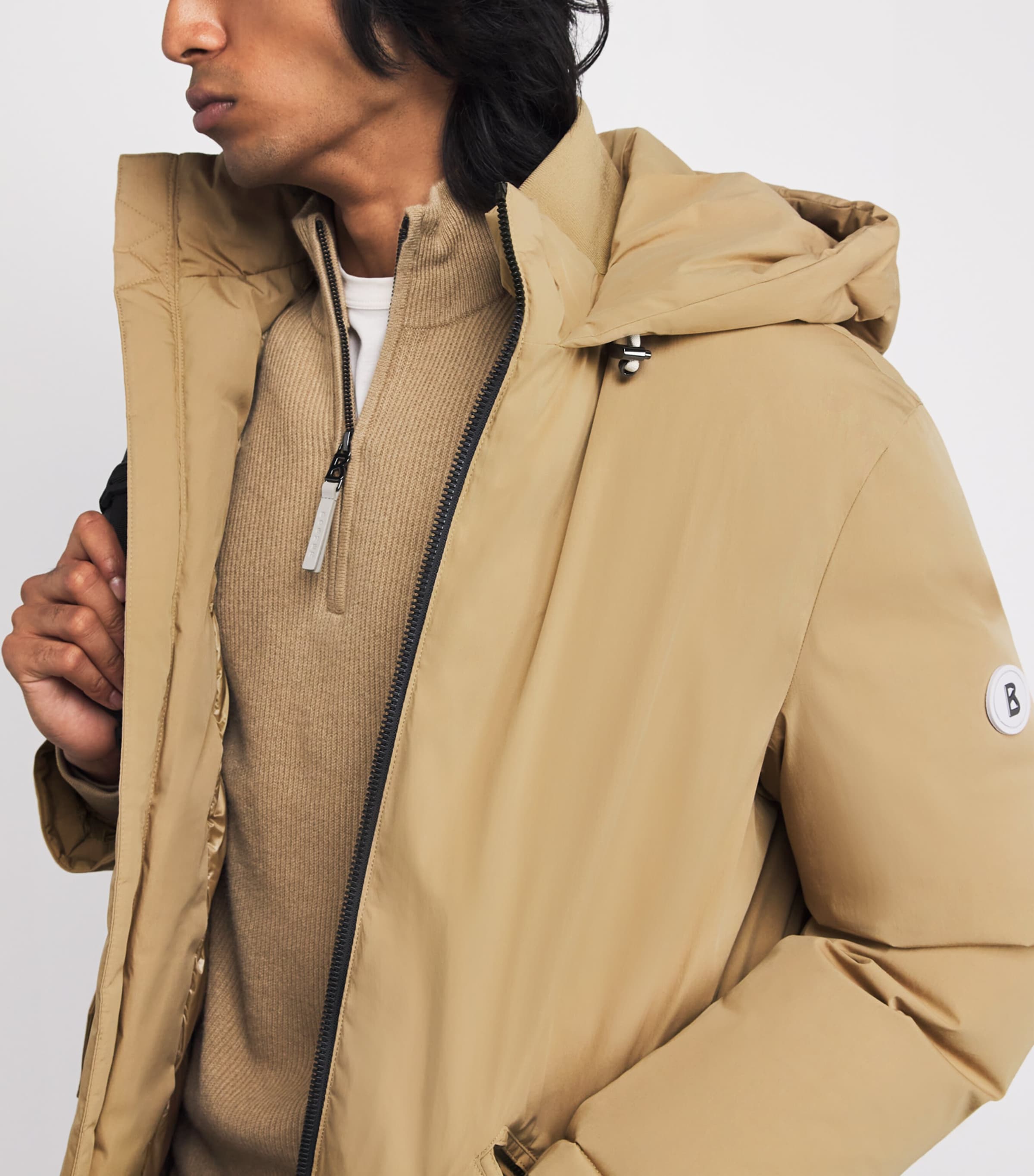 Down Gidon Jacket 805 - WET SAND Image 6