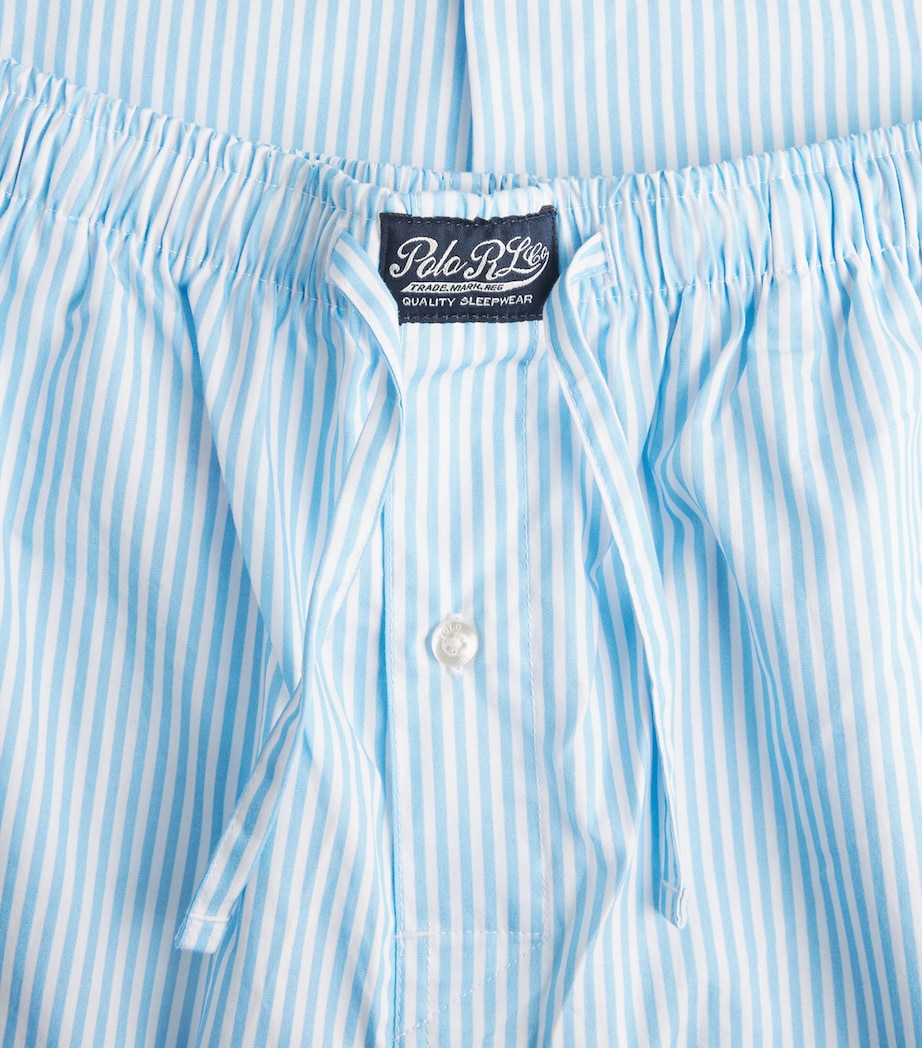 Polo Ralph Lauren Mens Cotton Stripe Pyjama Bottoms Blue Stripe Image 6