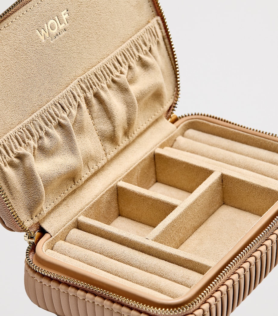 WOLF Bella Jewellery Zip Case Mocha Image 4