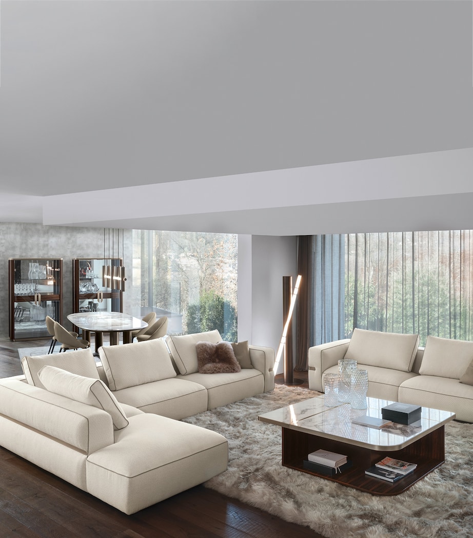 Luxor Modular 4-Seater Sofa WHITE Image 2