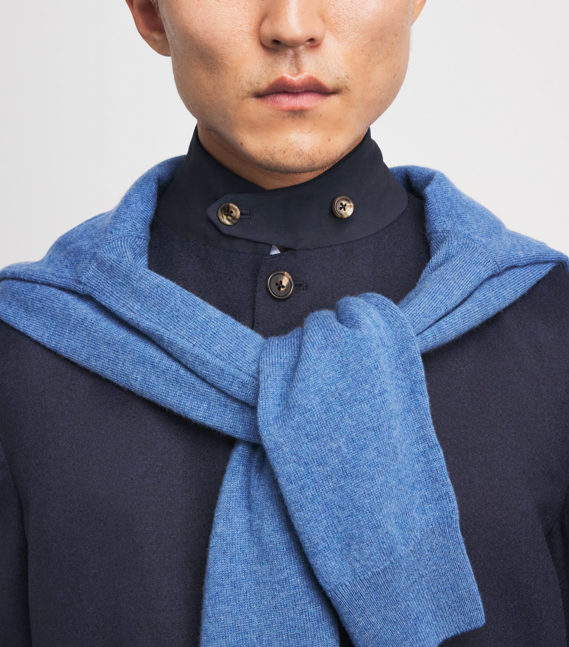 Fioroni Cashmere Mens Virgin Wool Unstructured Blazer Image 3