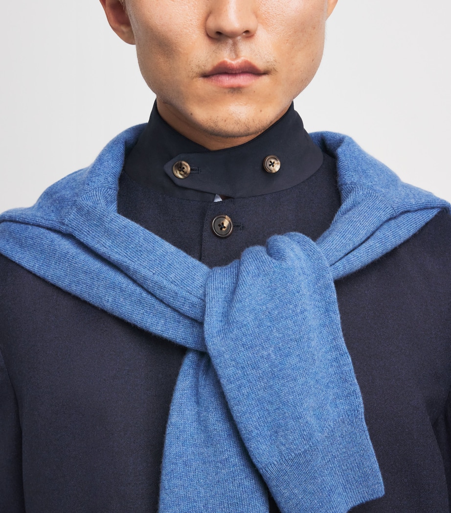 Fioroni Cashmere Mens Virgin Wool Unstructured Blazer Image 3