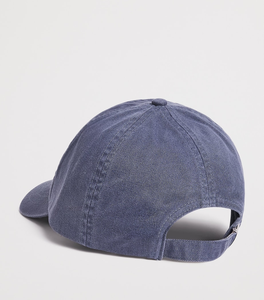 Cotton Cascade Sports Cap WASHED BLUEBL51 Image 2