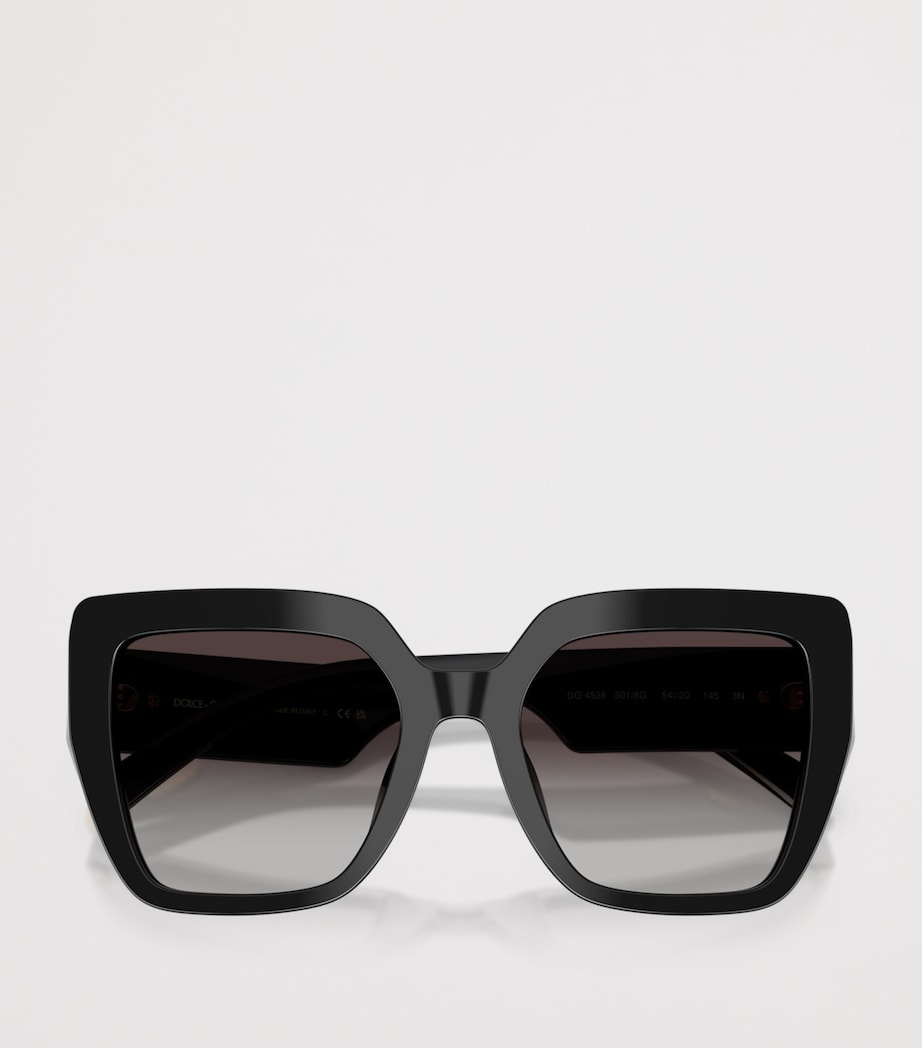 Dolce&Gabbana Square Cat-Eye Sunglasses Black Image 5