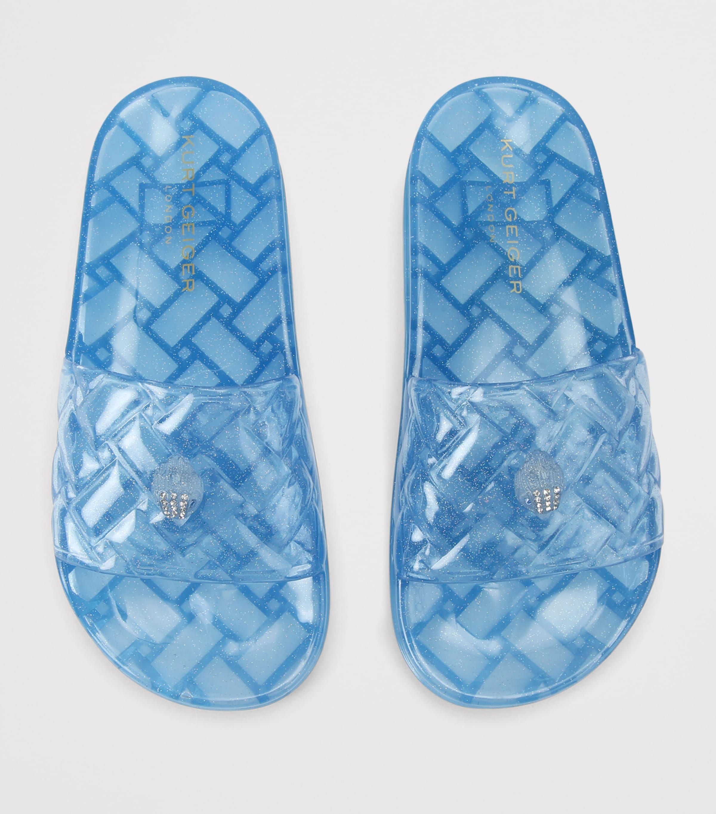 Kurt Geiger London Jelly Meena Slides Blue Image 4