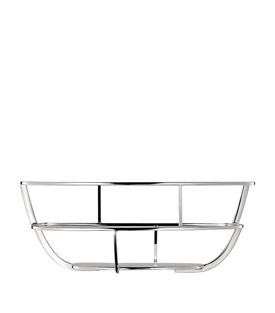 Silver-Plated Bread Basket with Napkins SILVER Image 1