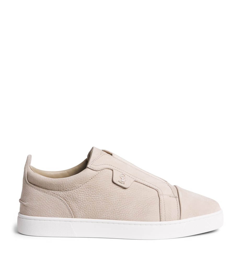 Christian Louboutin St Louis Leather Slip-On Sneakers Image 1