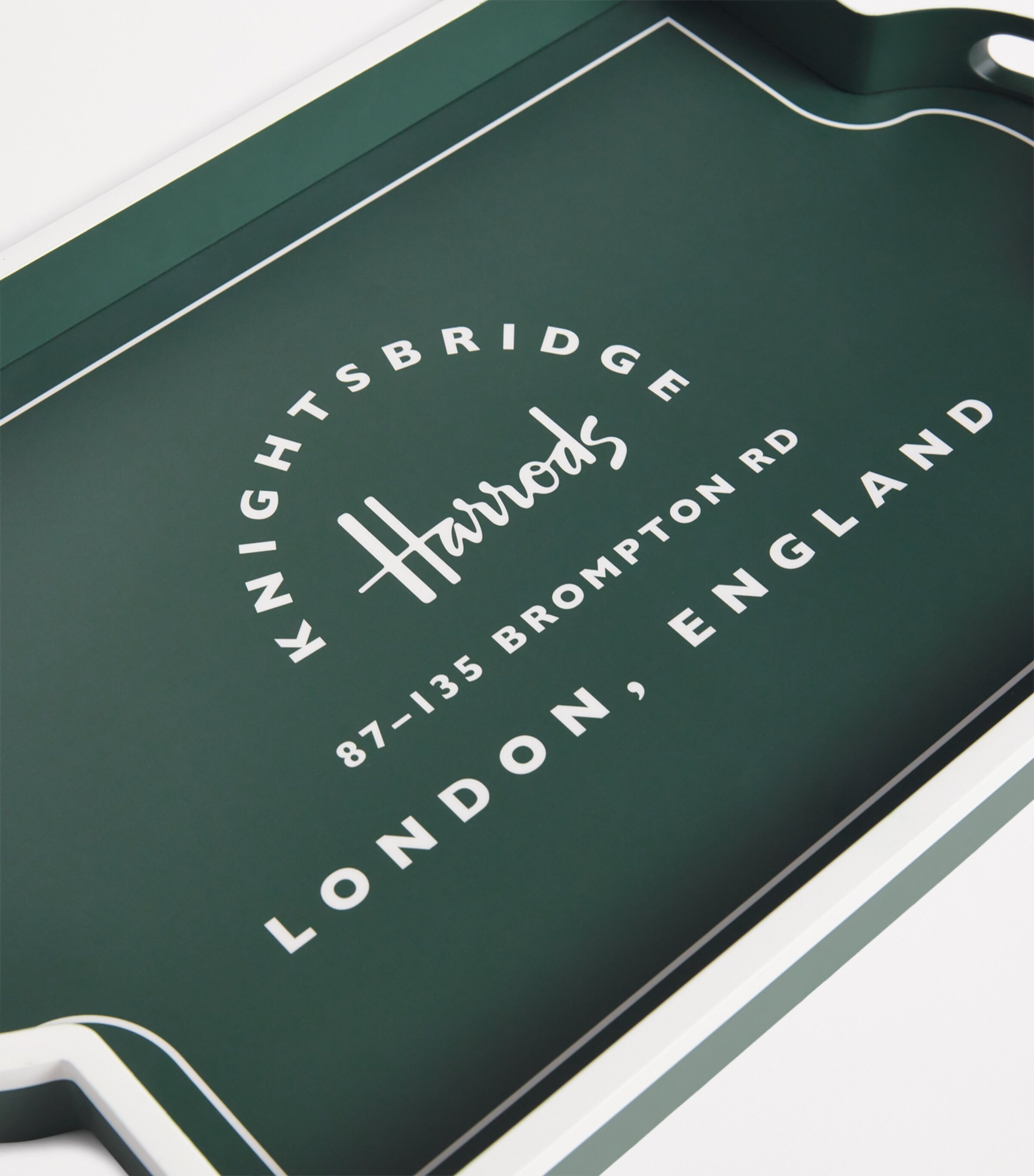 Medium Stackable Tray (49cm x 30cm) HARRODS GREEN Image 4