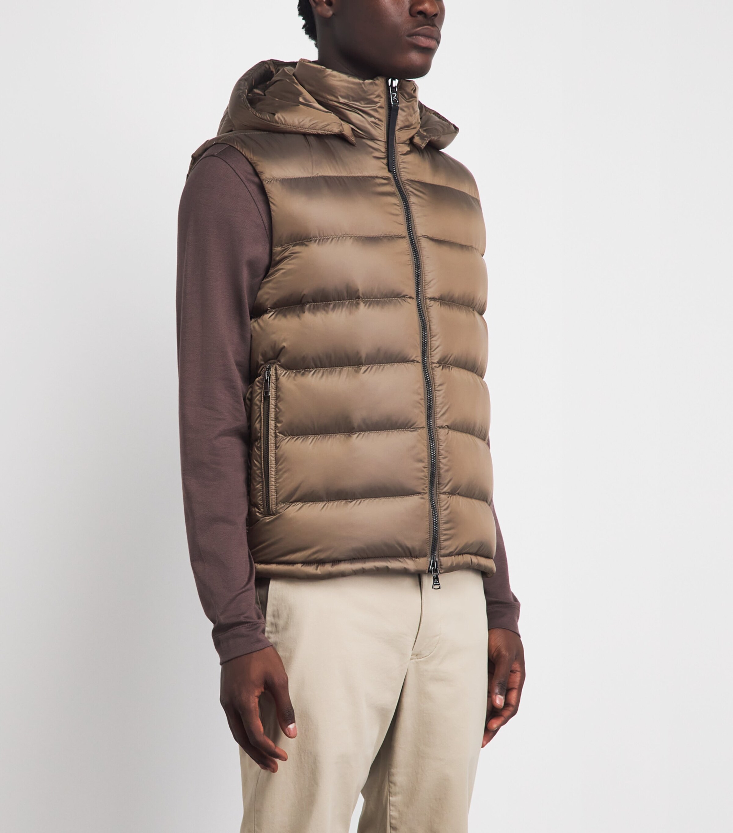 Bogner Mens Quilted Down Holger Gilet Mountain Ash Image 4
