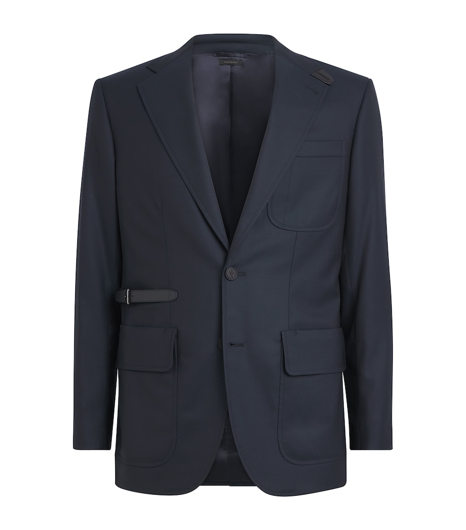Brioni Mens Stretch-Cashmere Blazer Image 1