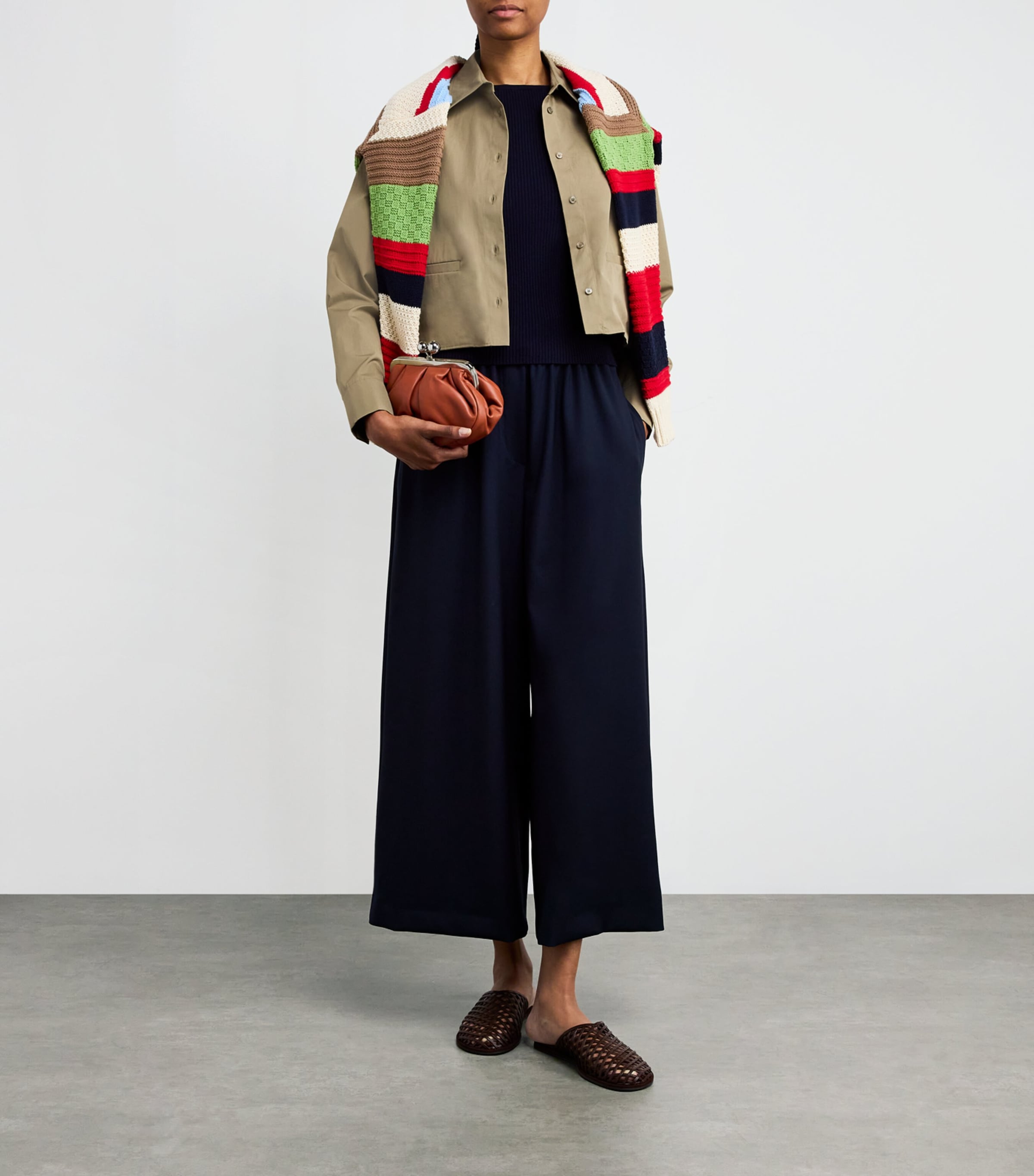 Cotton Boxy-Fit Heavy Shirt DESERT Image 2