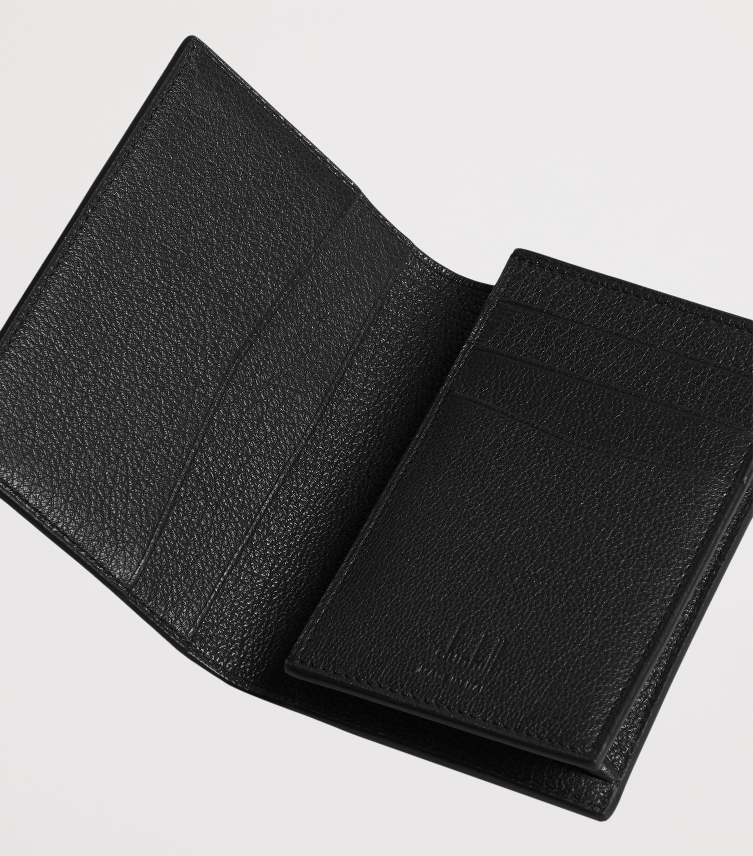 Goatskin Duke Fine Business Card Case 001BLACK Image 3