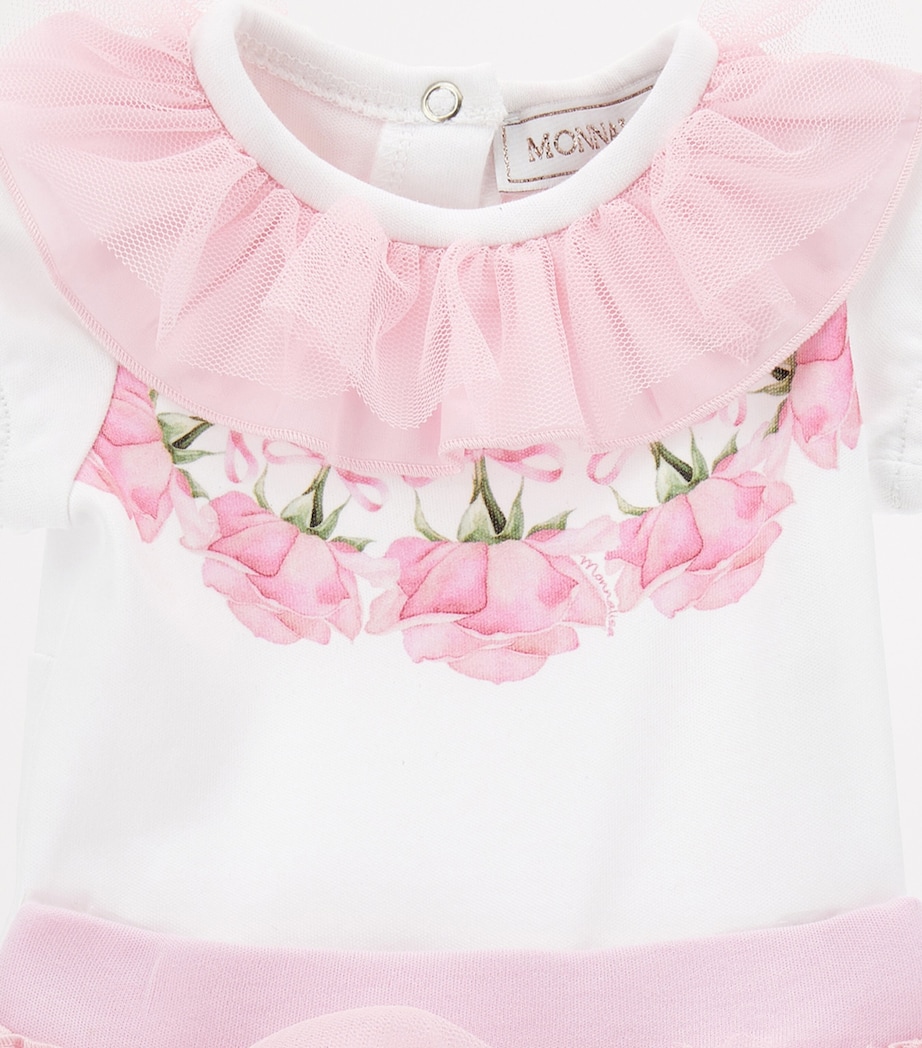 Cotton Bodysuit and Skirt Set (1-9 Months) BIANCO+ROSAFAIRYTALE Image 4