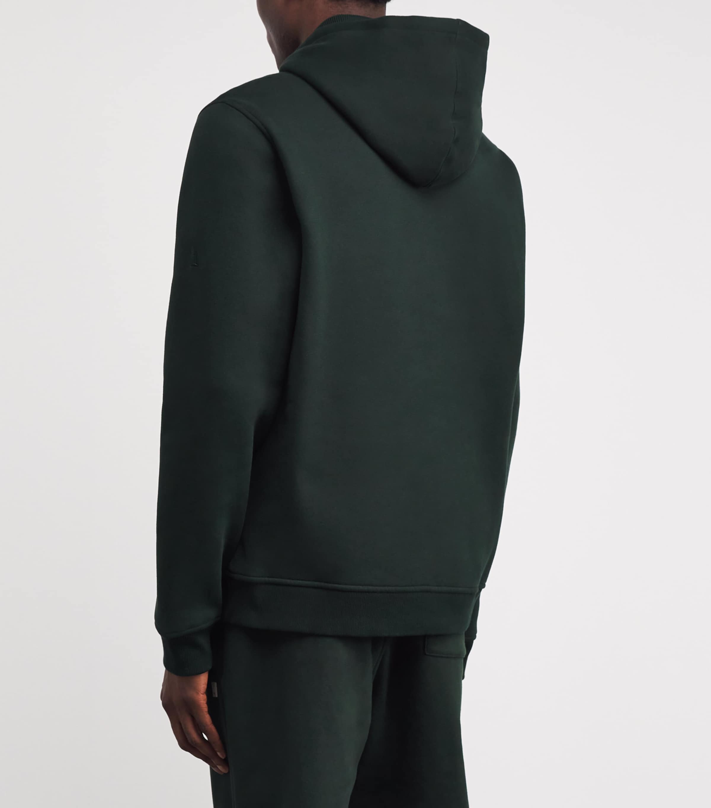 Organic Cotton-Blend Seaside Hoodie EVERGREEN-EVG Image 4