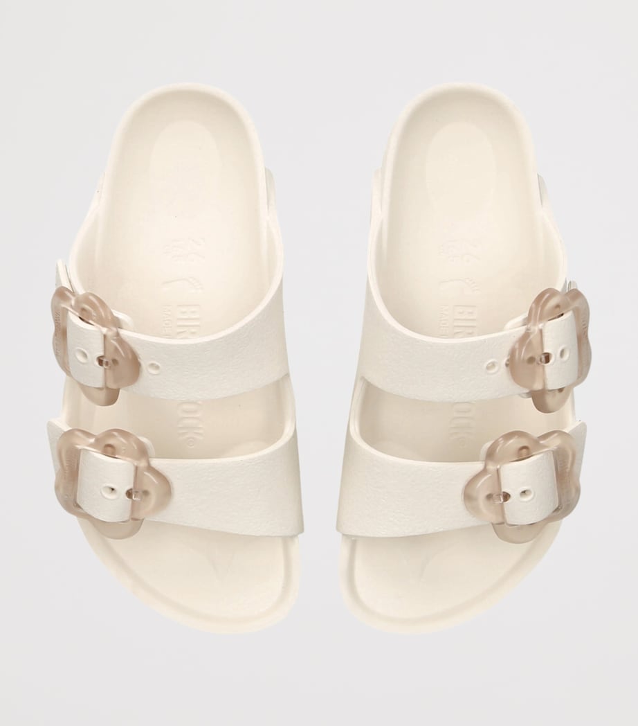 Birkenstock Arizona Flower Sandals White Image 4