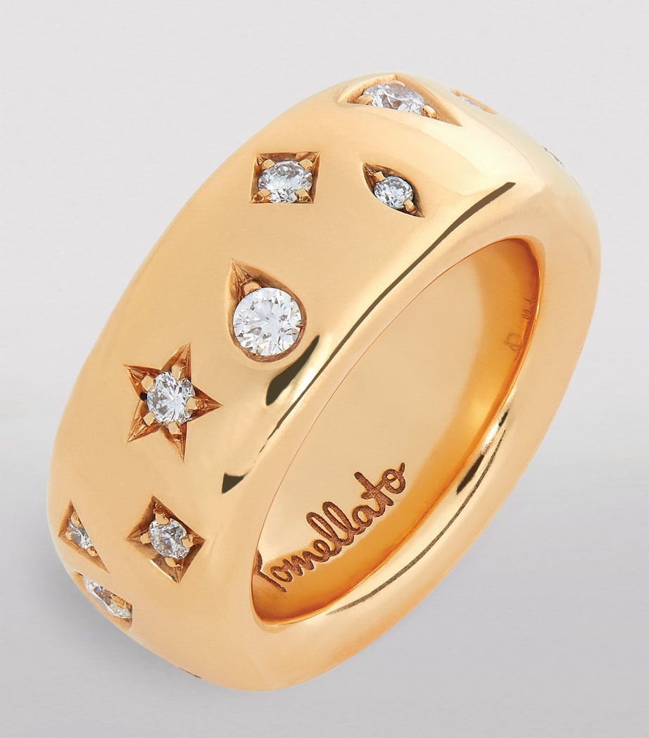 Rose Gold and Diamond Iconica Ring (Szie 47-60) DB000 Image 2