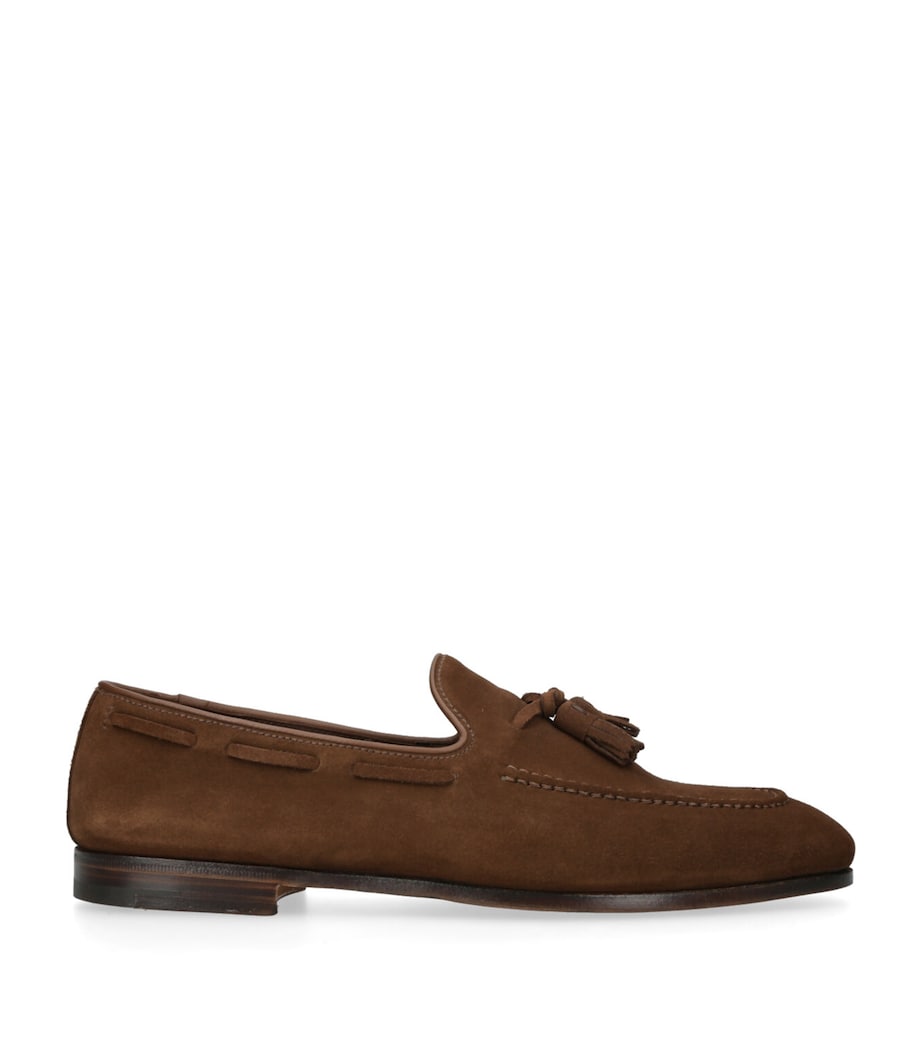 Suede Maidstone Tassle Loafers MID BROWN Image 1