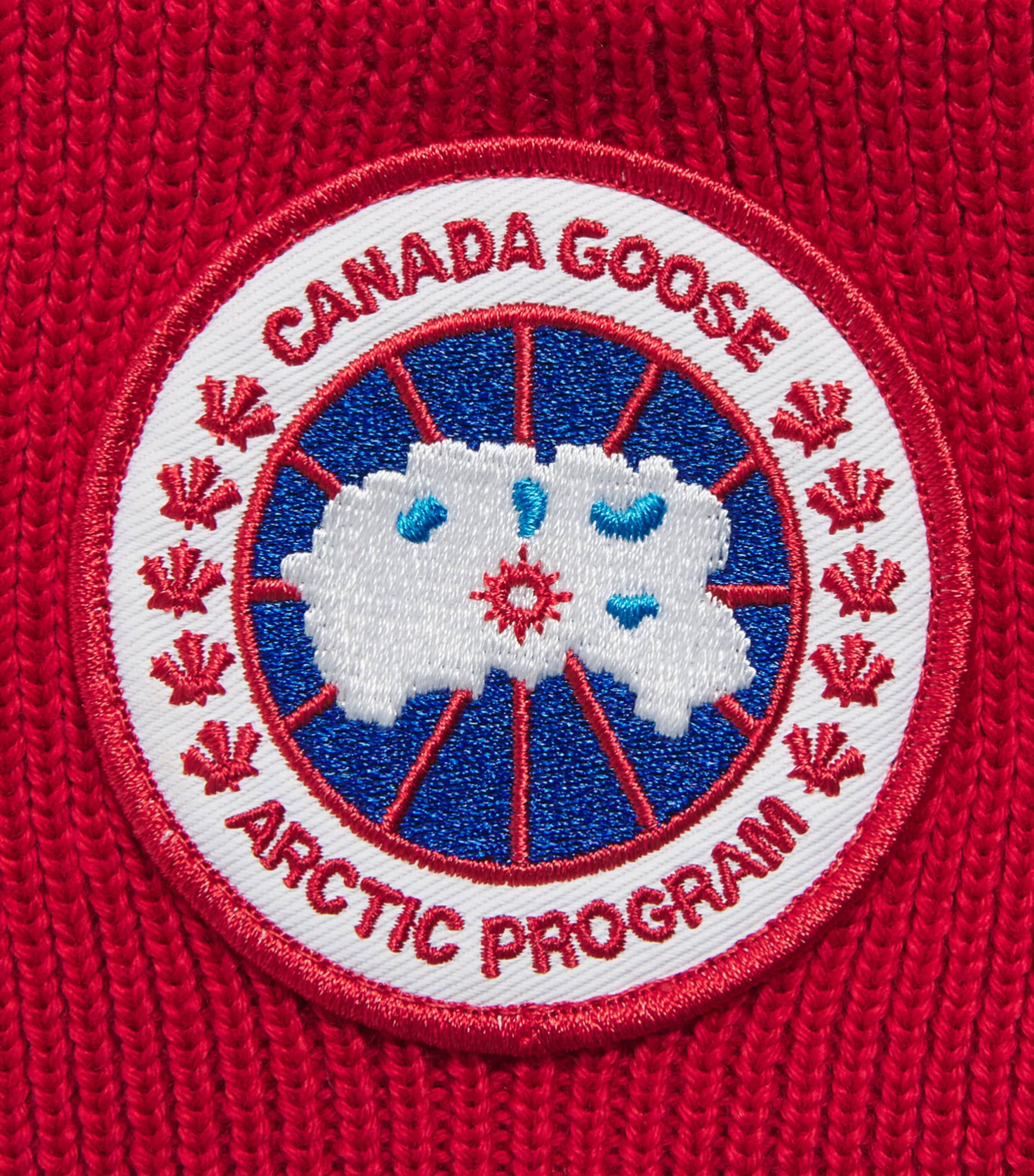 Canada Goose Wool Arctic Toque Beanie Crimson Blaze Image 3