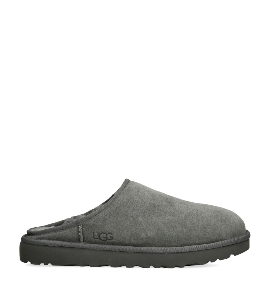 Suede Classic Slippers DARK GREEN Image 1