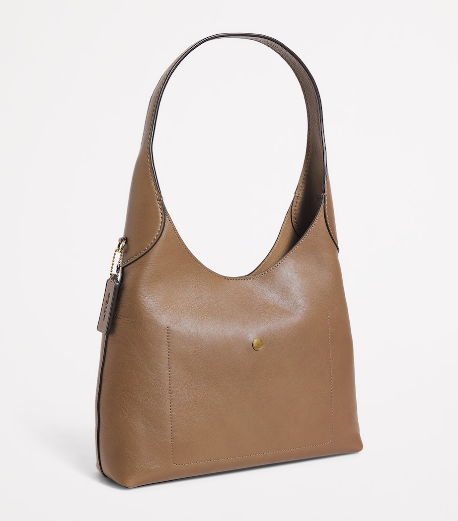 Coach Leather Brooklyn 39 Shoulder Bag Stone Image 3