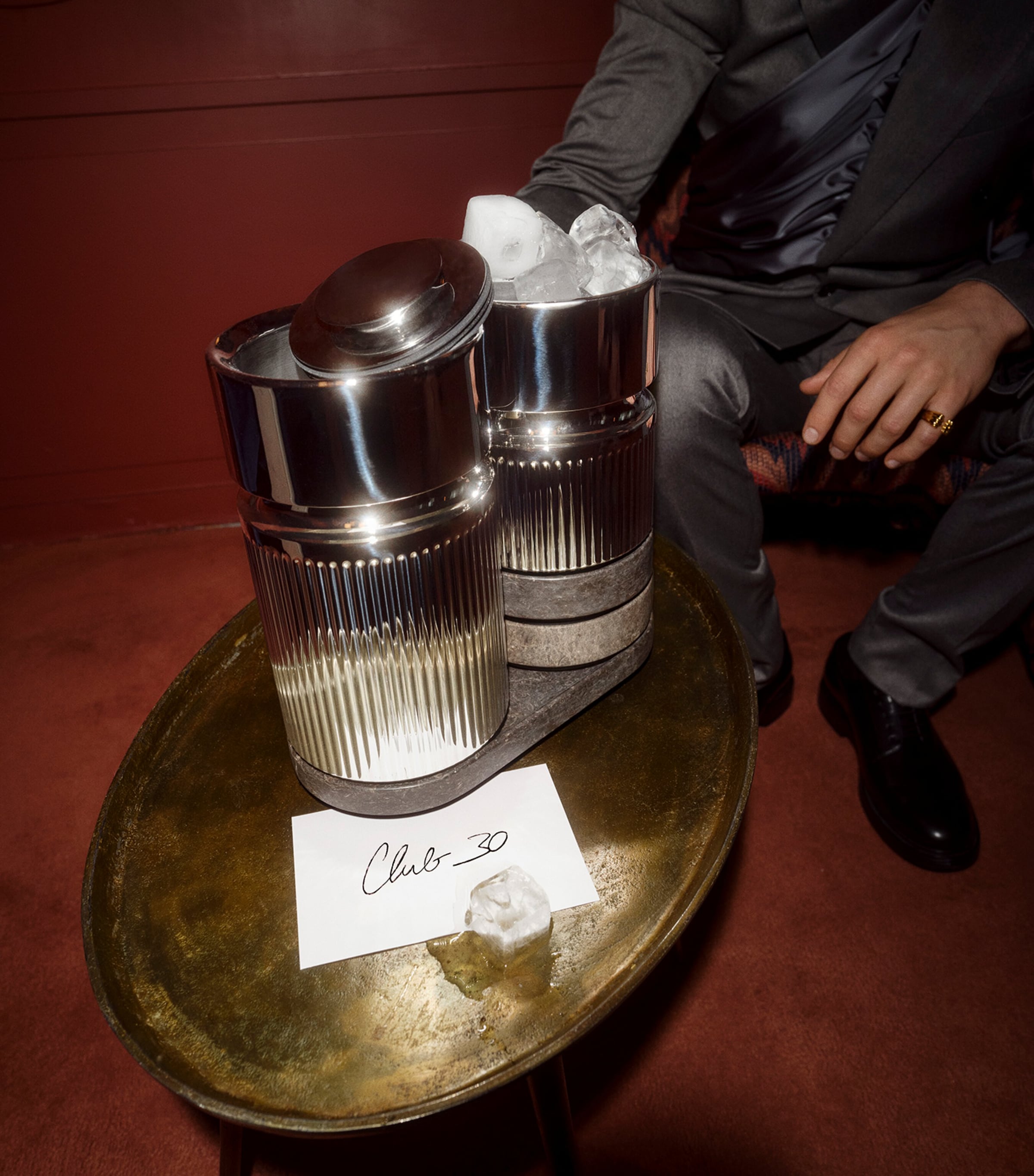 Christofle Stainless Steel Club 30 Barware Set Silver Image 6
