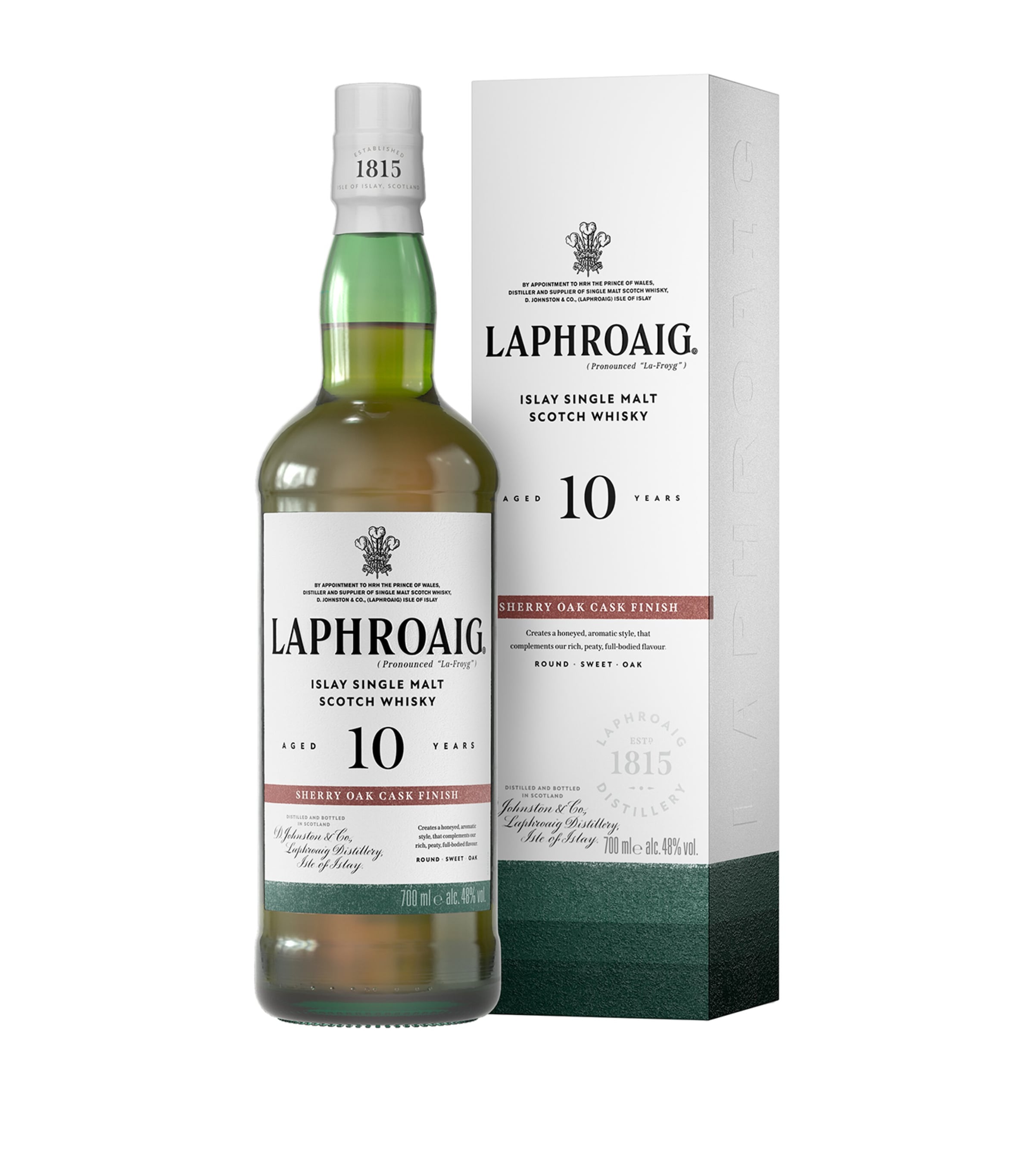 Laphroaig 10-Year-Old Sherry Oak Scotch Whisky (70cl) Image 1