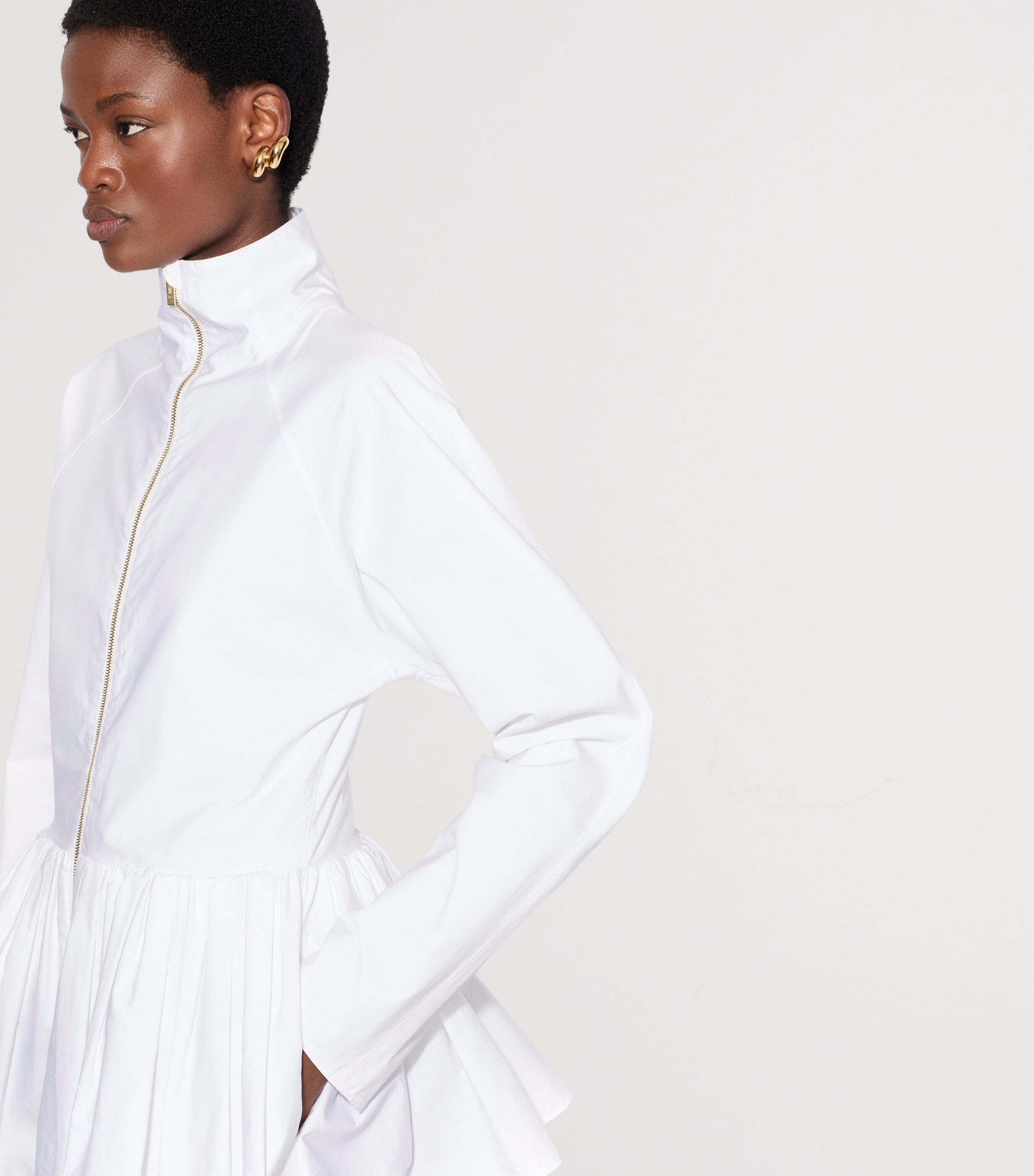 Torsion Drop Earrings ROUGE GRENAT Image 3