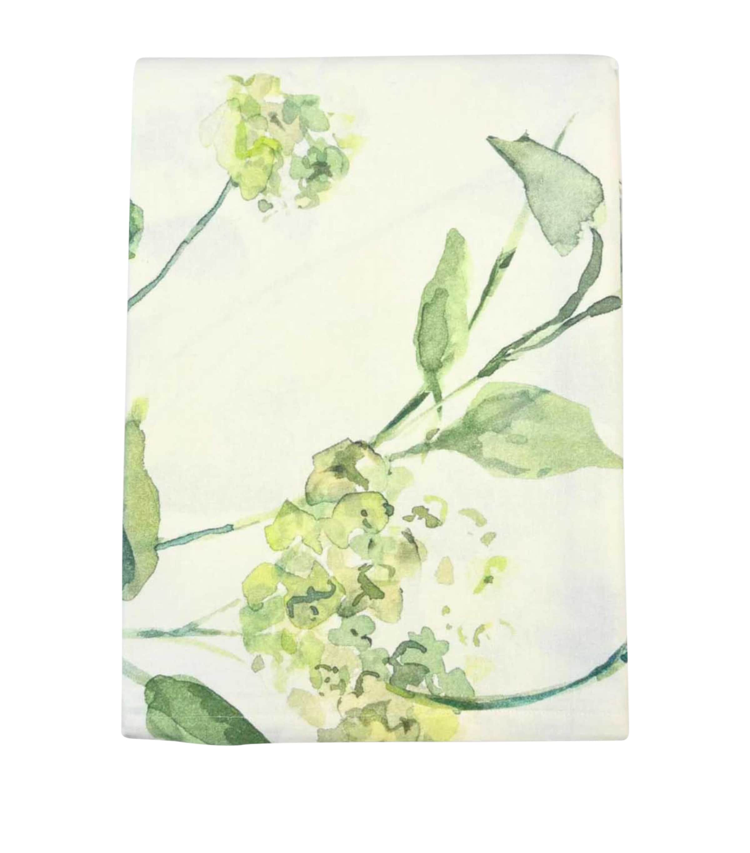 Maison Margaux X Mary-clare The Hydrangea Tablecloth In Green