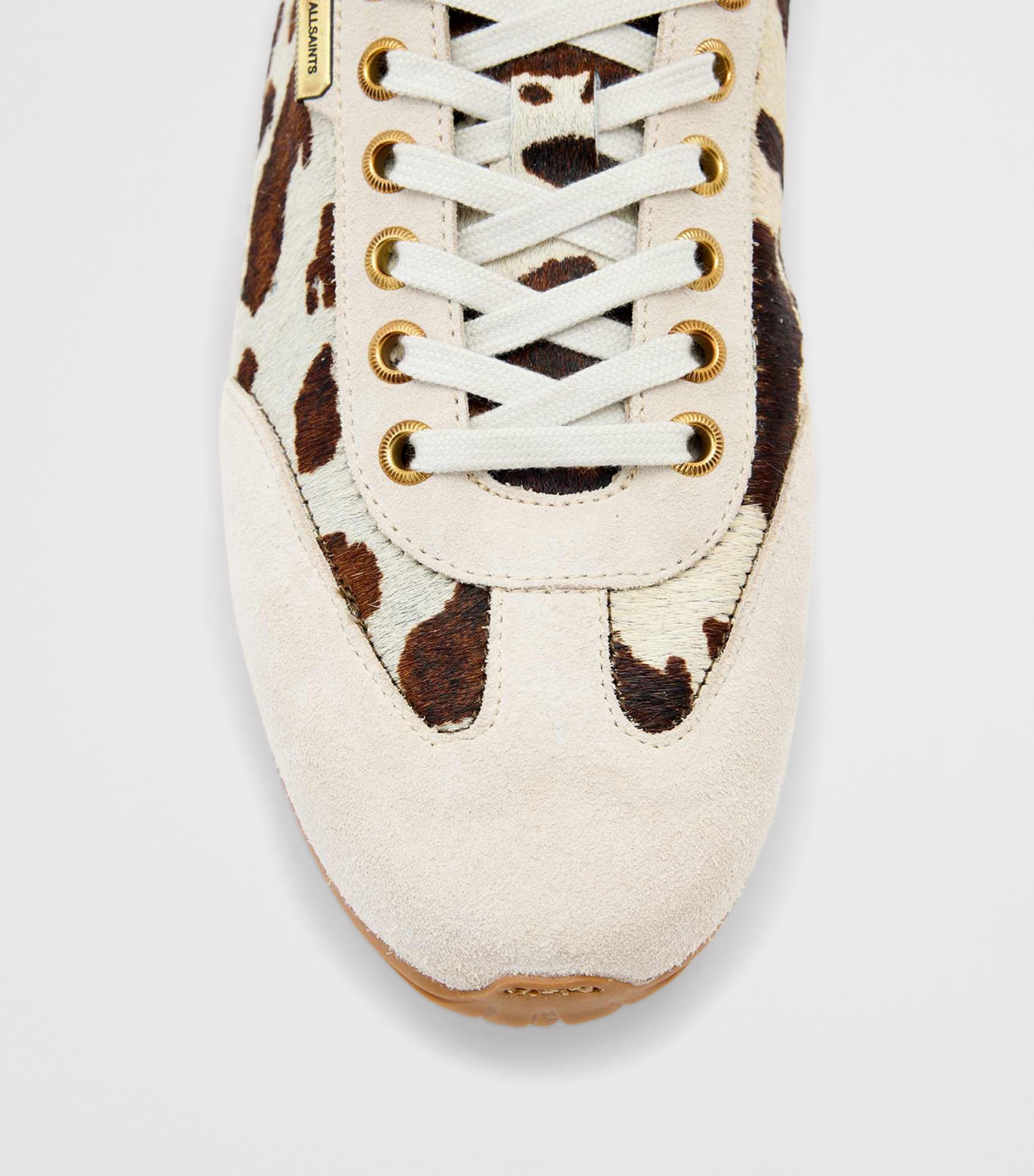 AllSaints Cow Print Liam Sneakers Cow Print Image 3
